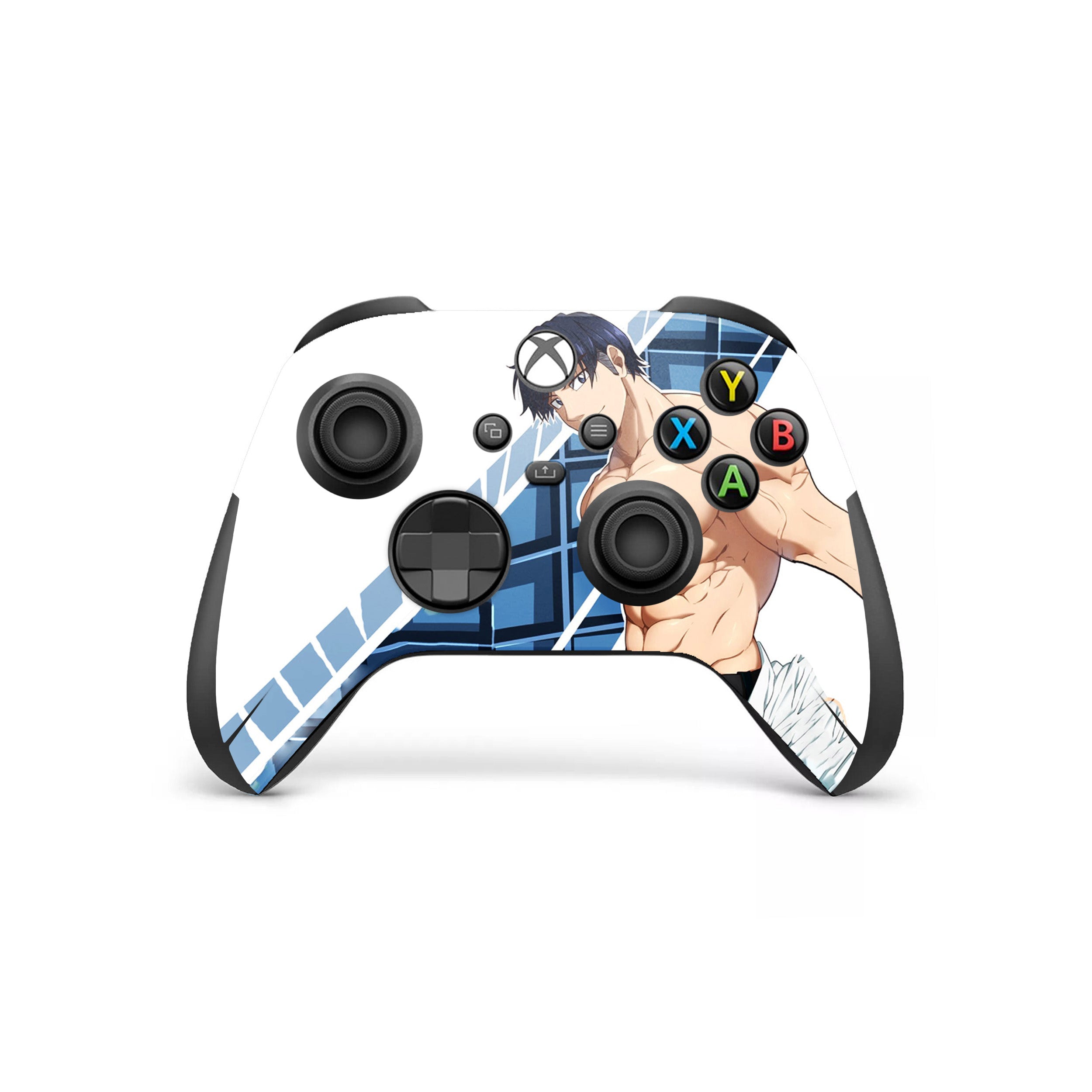 A video game skin featuring a My Hero Academia Tenya Lida design for the Xbox Wireless Controller.