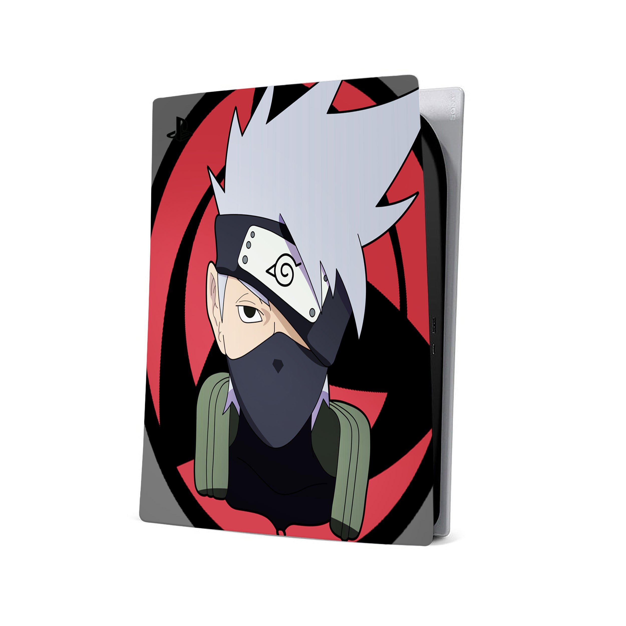 A video game skin featuring a Naruto Kakashi design for the PS5.
