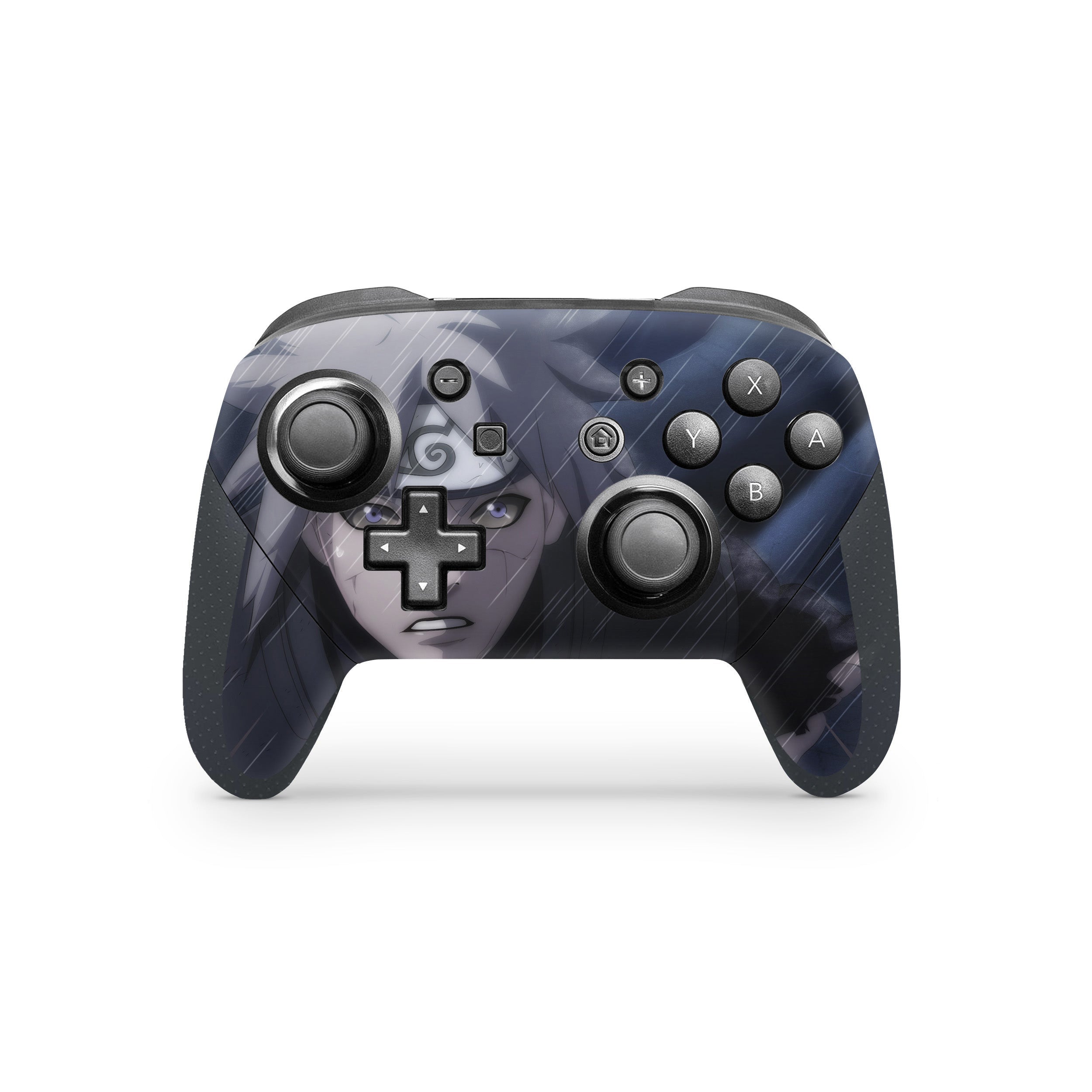 A video game skin featuring a Naruto Minato design for the Switch Pro Controller.