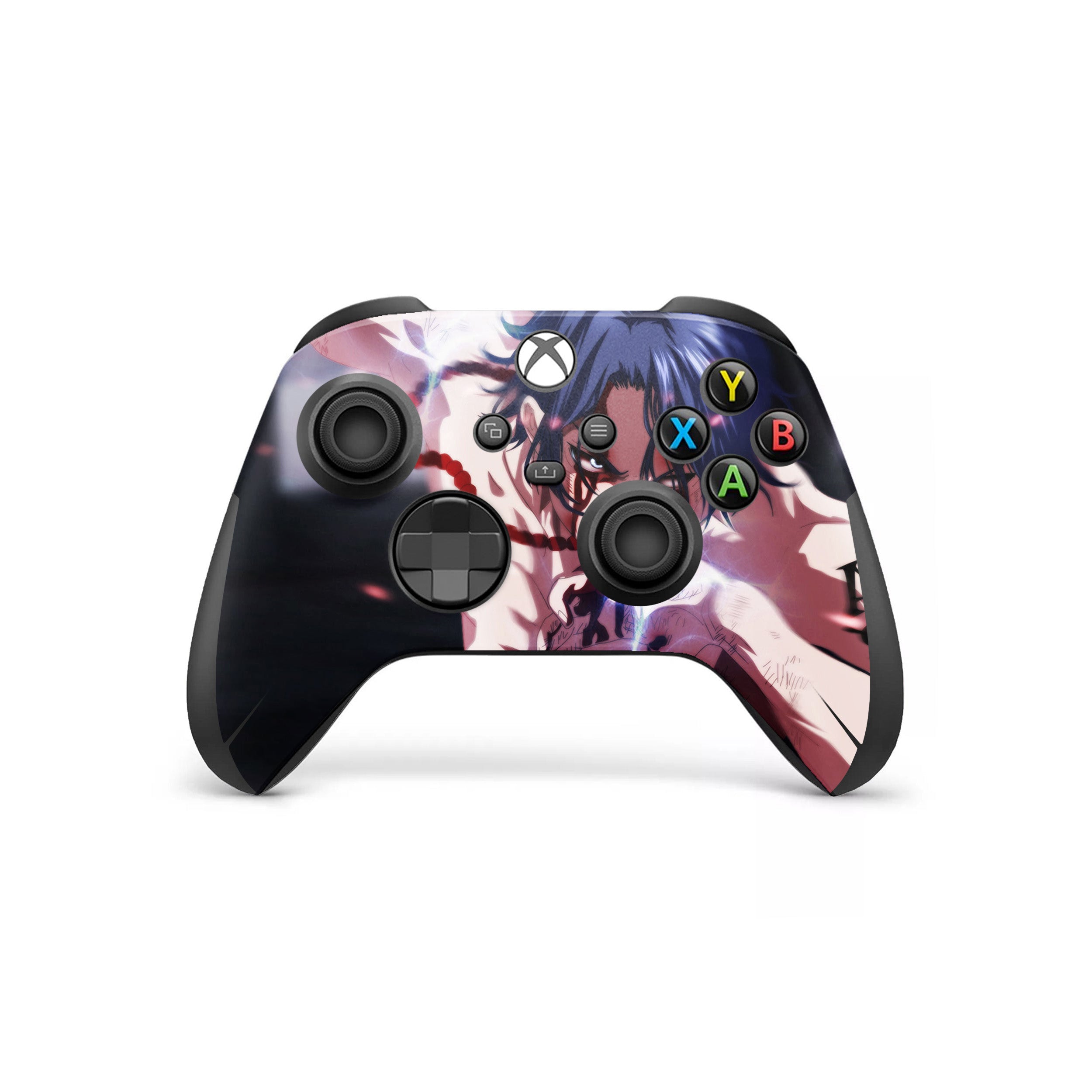 A video game skin featuring a One Piece Portgas D Ace design for the Xbox Wireless Controller.
