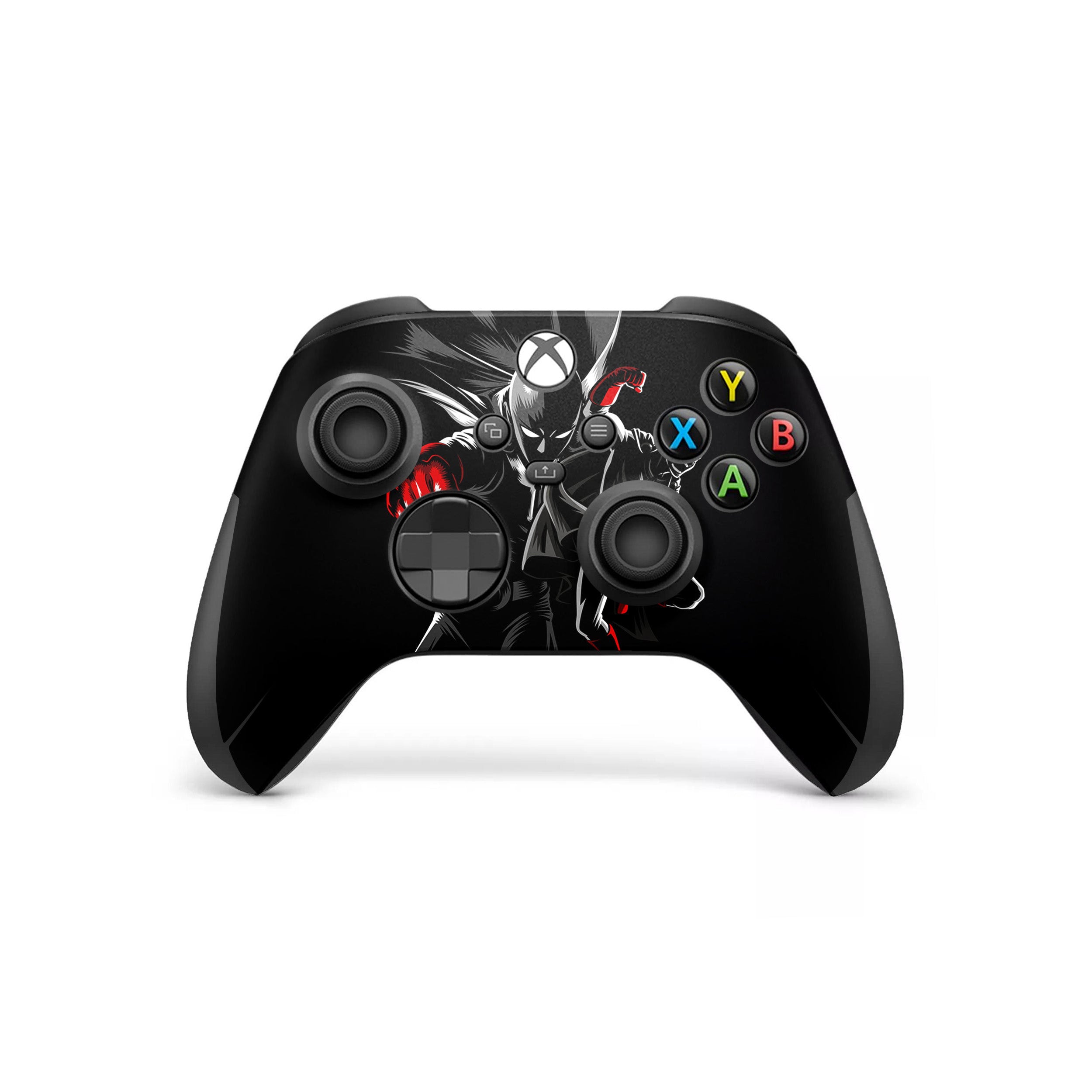 A video game skin featuring a One Punch Man Saitama design for the Xbox Wireless Controller.