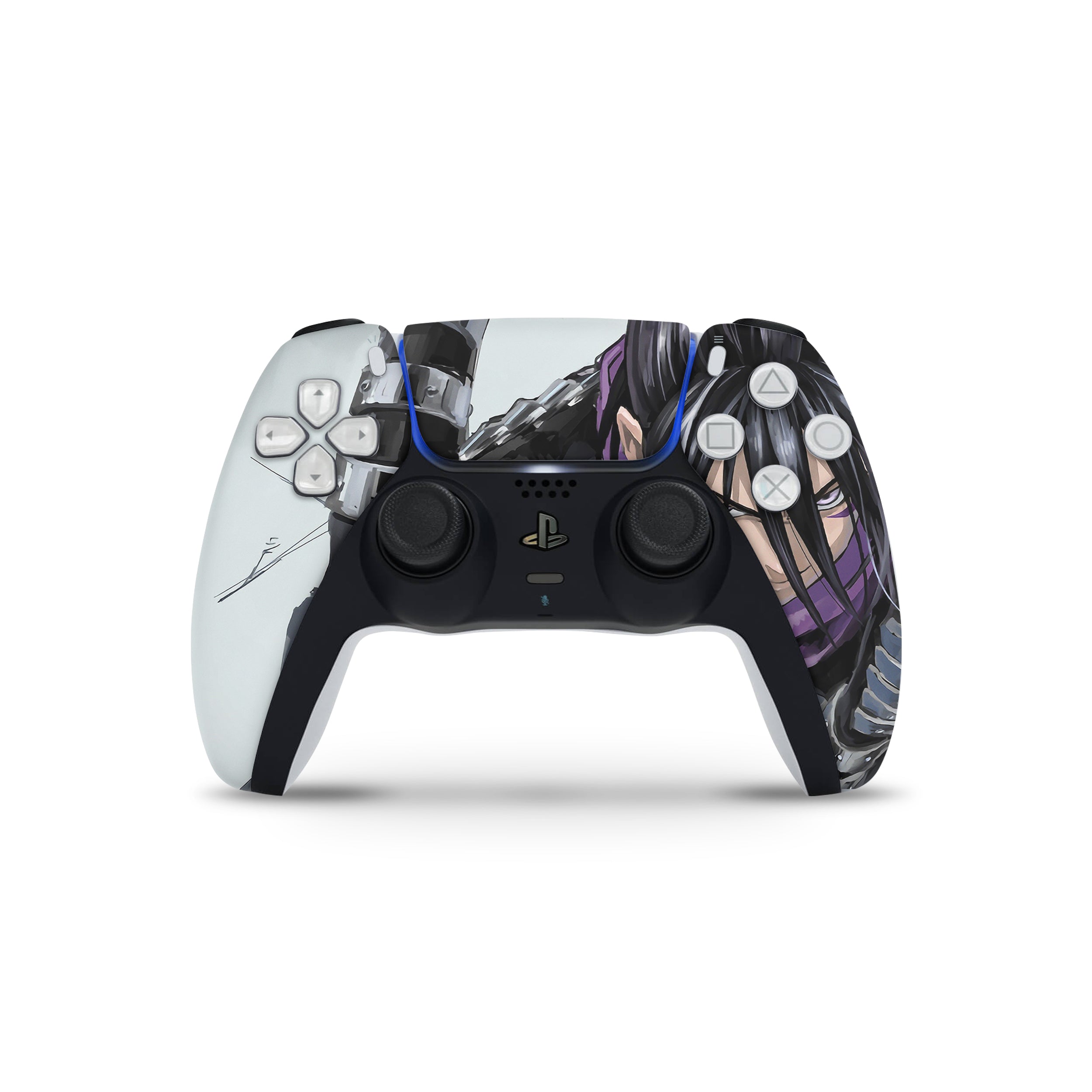 A video game skin featuring a One Punch Man Sonic design for the PS5 DualSense Controller.