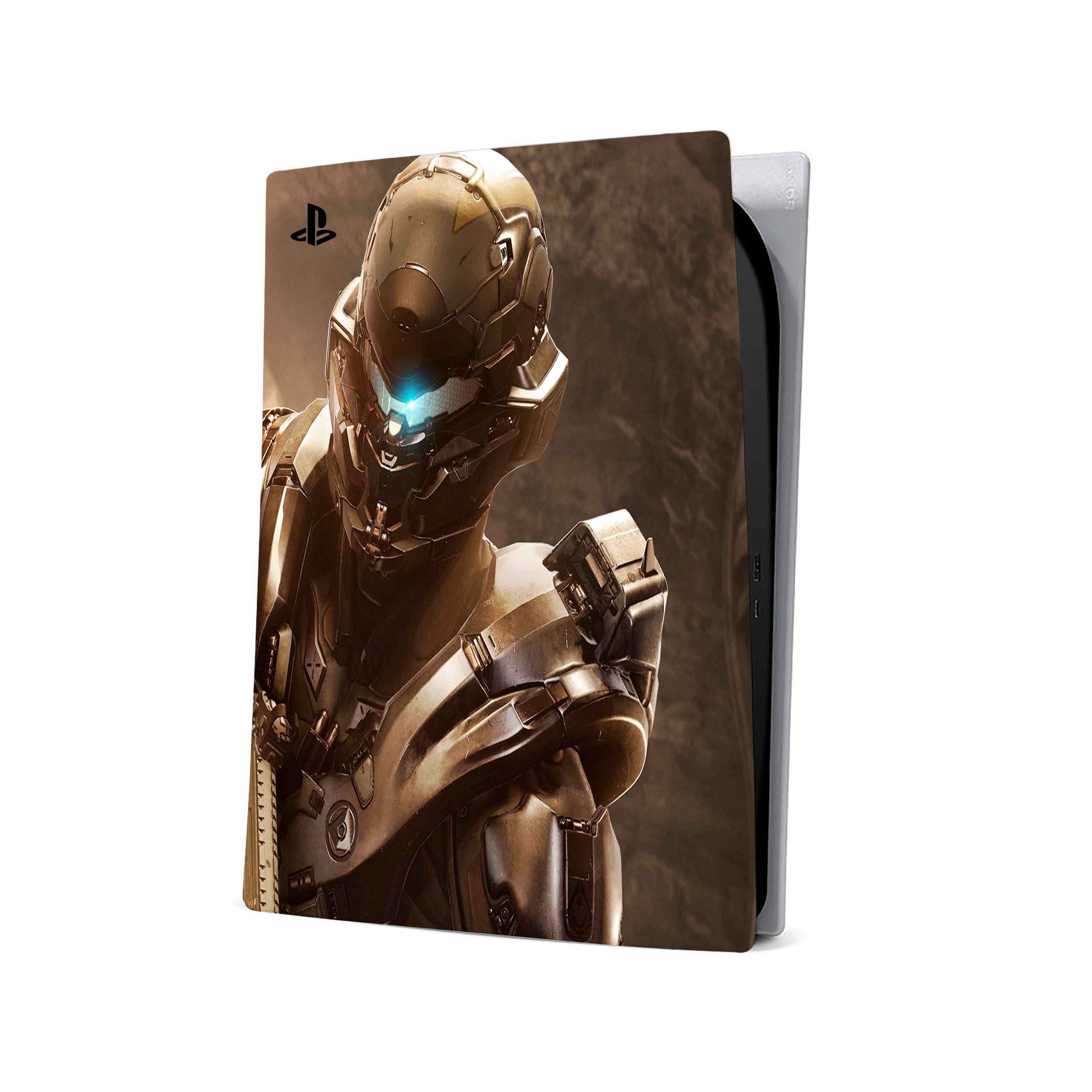 A video game skin featuring a Halo 5 design for the PS5.