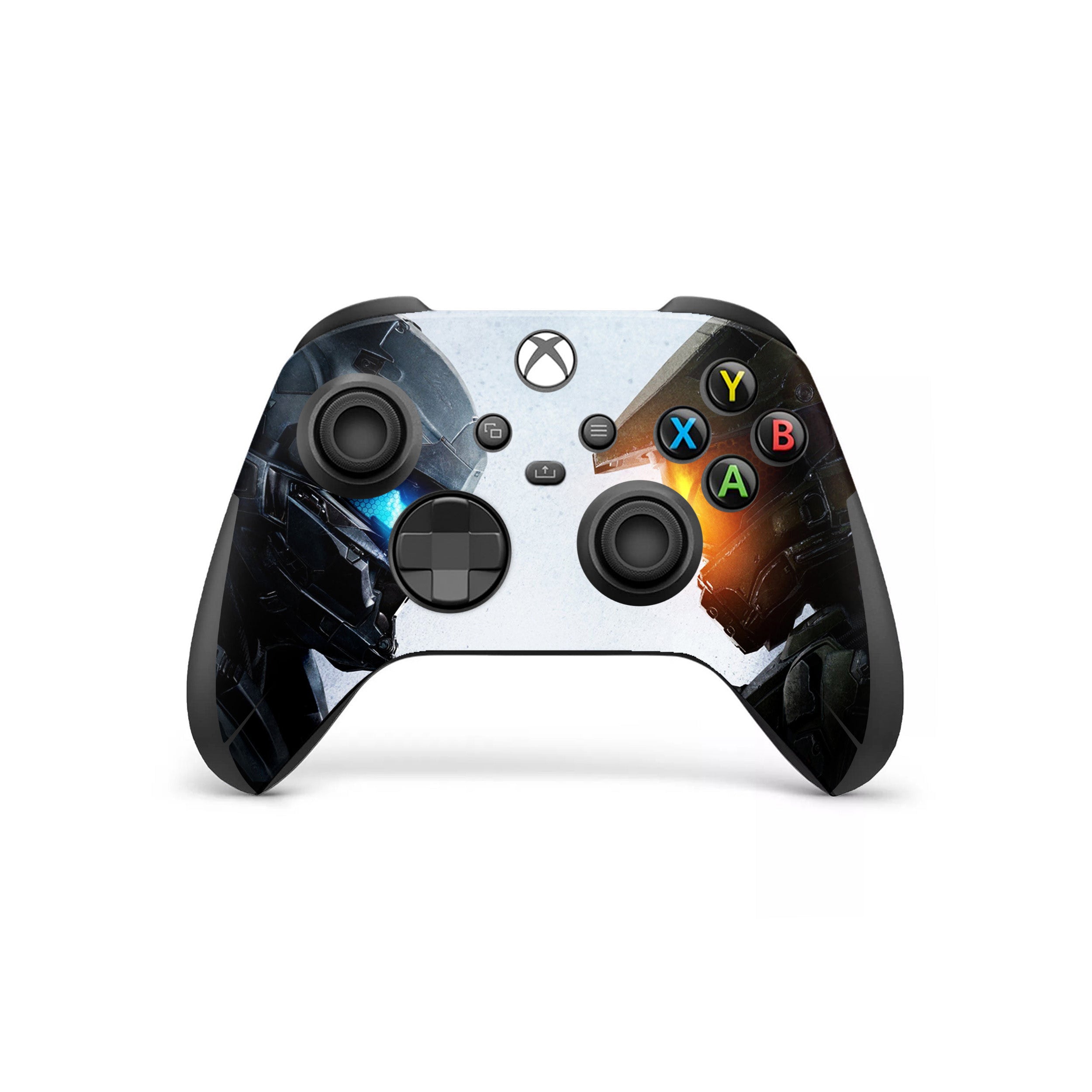 A video game skin featuring a Halo 5 design for the Xbox Wireless Controller.