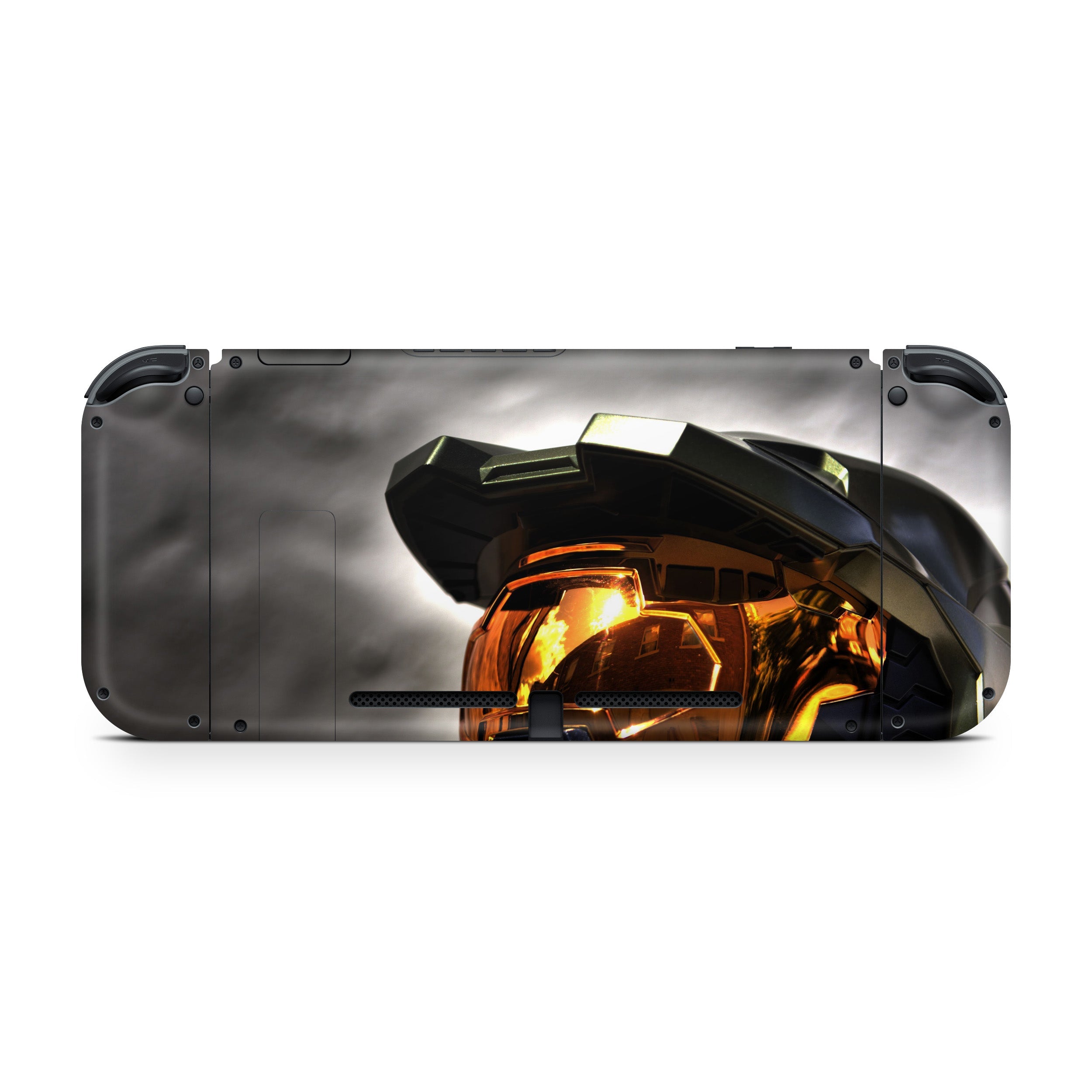 A video game skin featuring a Halo design for the Nintendo Switch.