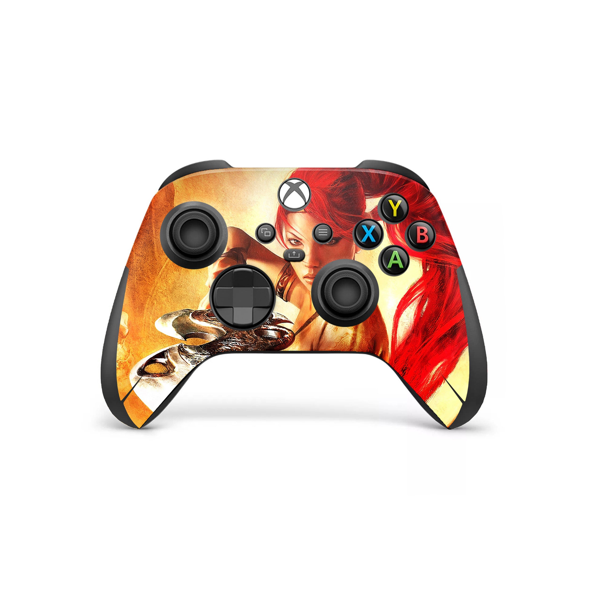 A video game skin featuring a Heavenly Sword design for the Xbox Wireless Controller.