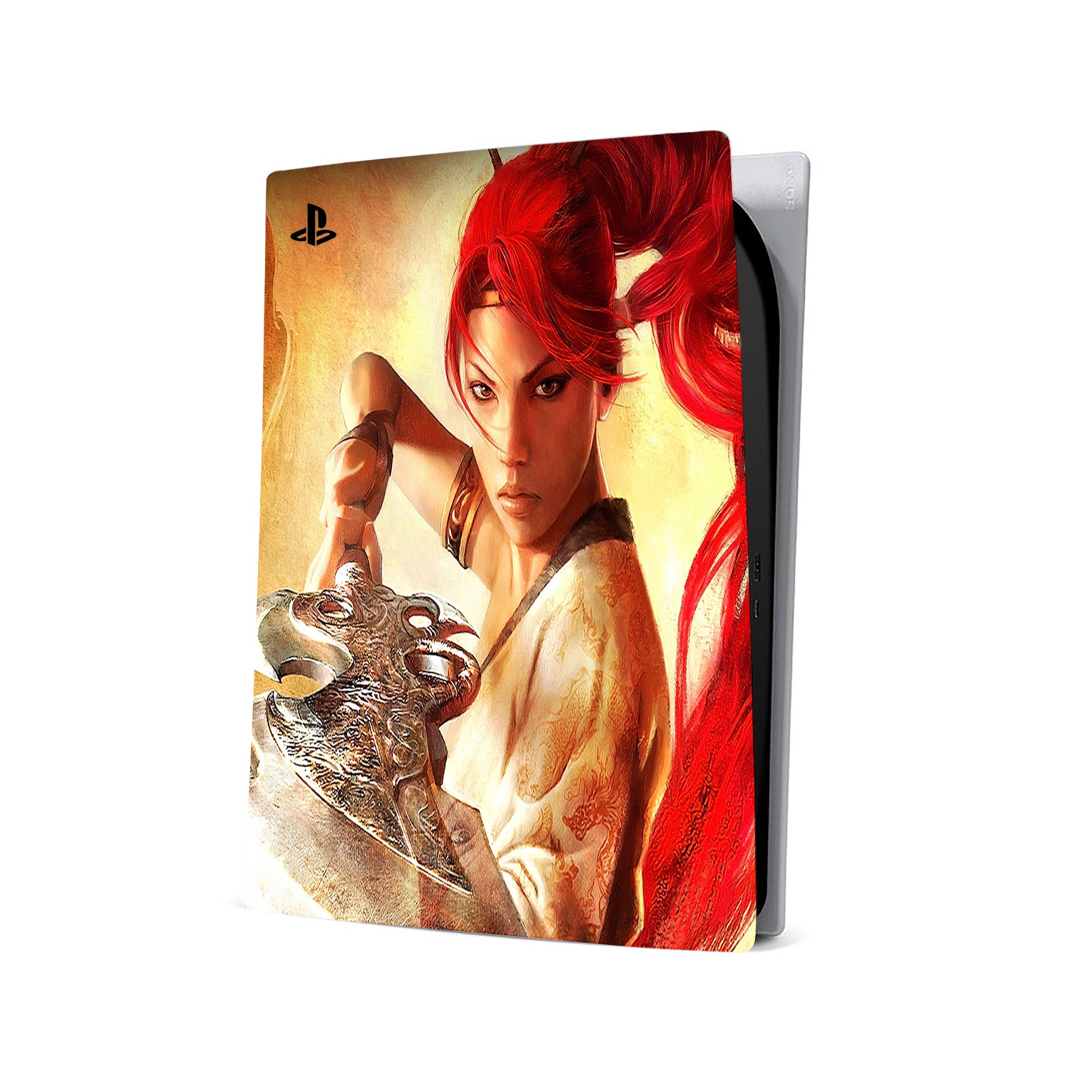 A video game skin featuring a Heavenly Sword design for the PS5.