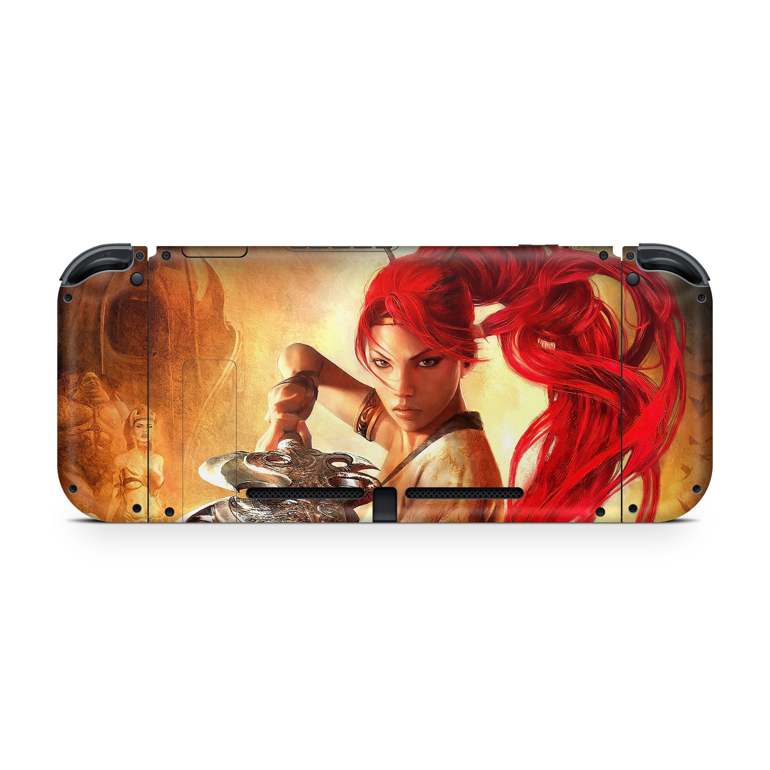 A video game skin featuring a Heavenly Sword design for the Nintendo Switch.
