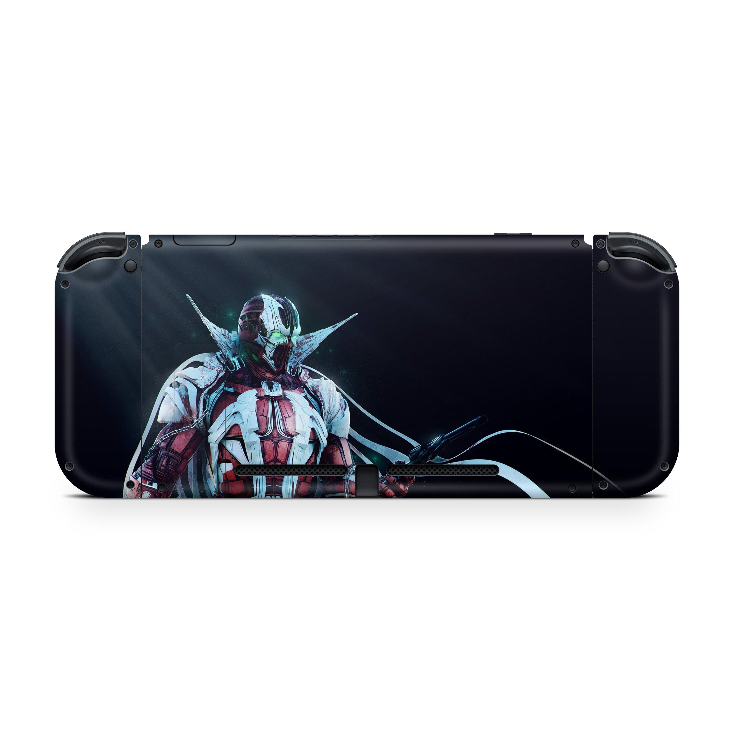 A video game skin featuring a Image Comics Spawn design for the Nintendo Switch.