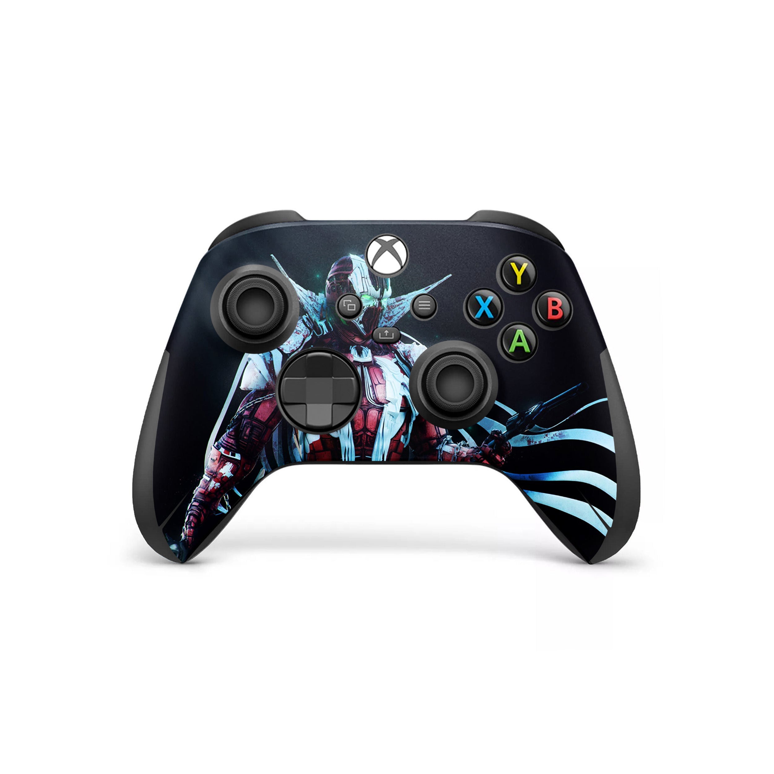 A video game skin featuring a Image Comics Spawn design for the Xbox Wireless Controller.