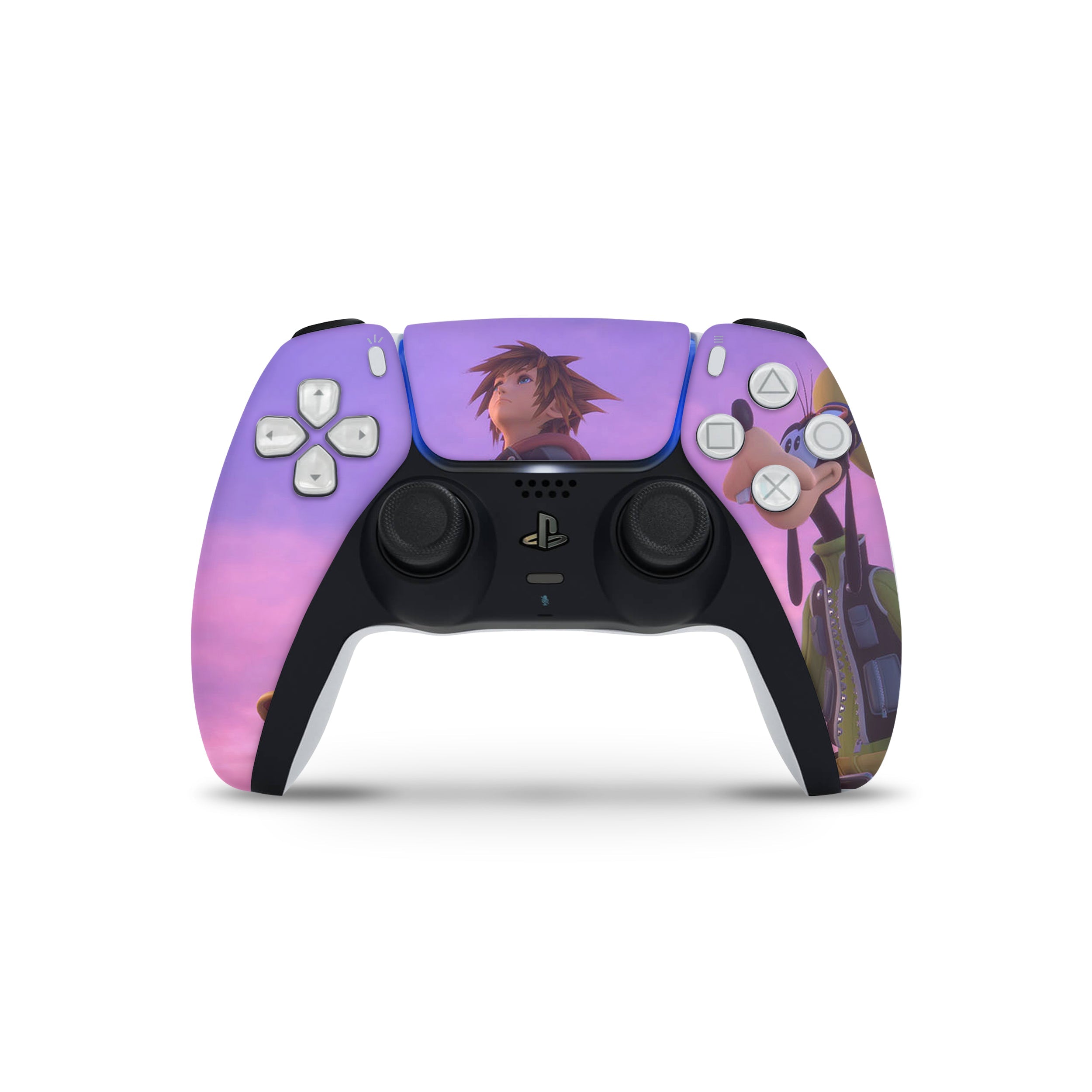 A video game skin featuring a Kingdom Hearts design for the PS5 DualSense Controller.