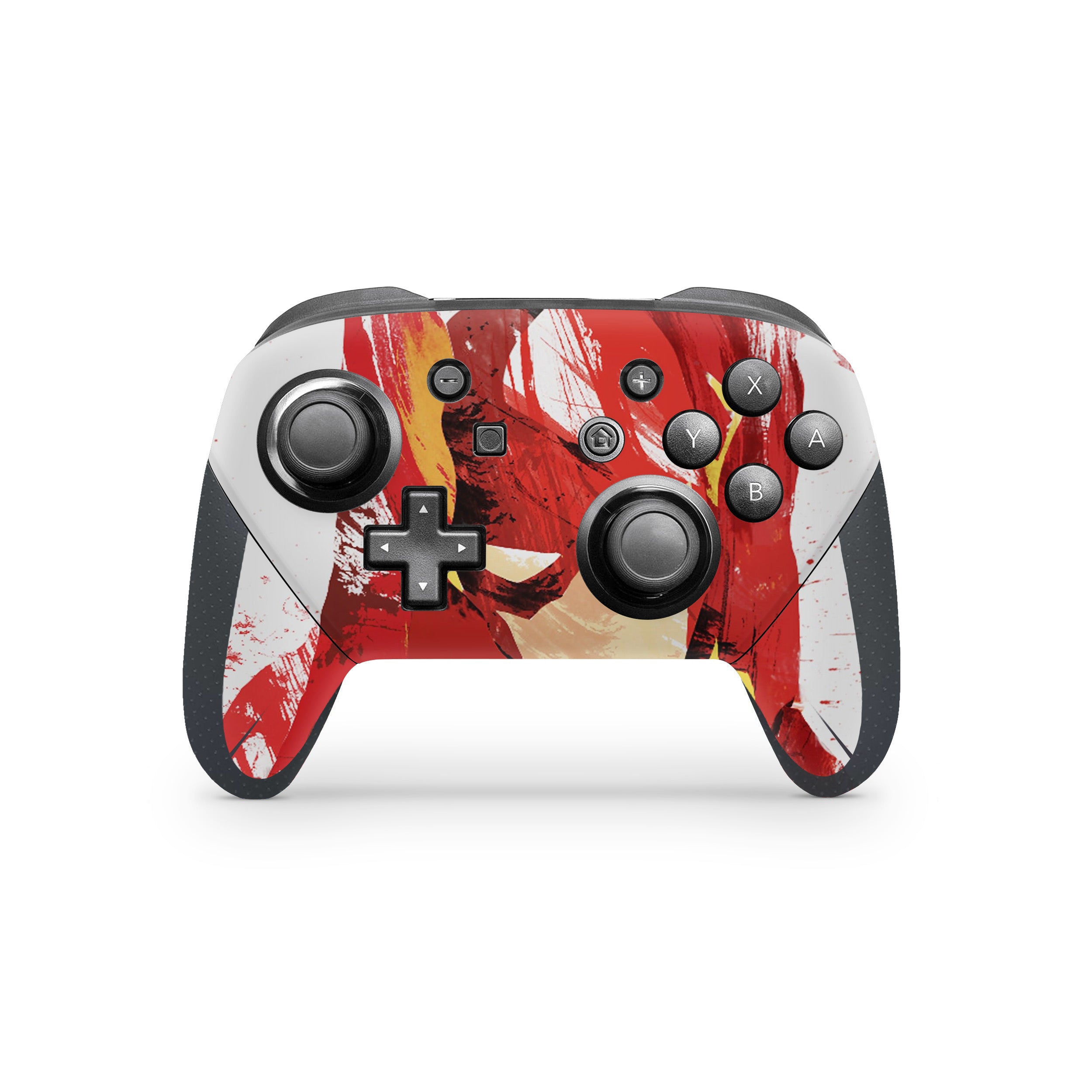 A video game skin featuring a Marvel Flash design for the Switch Pro Controller.