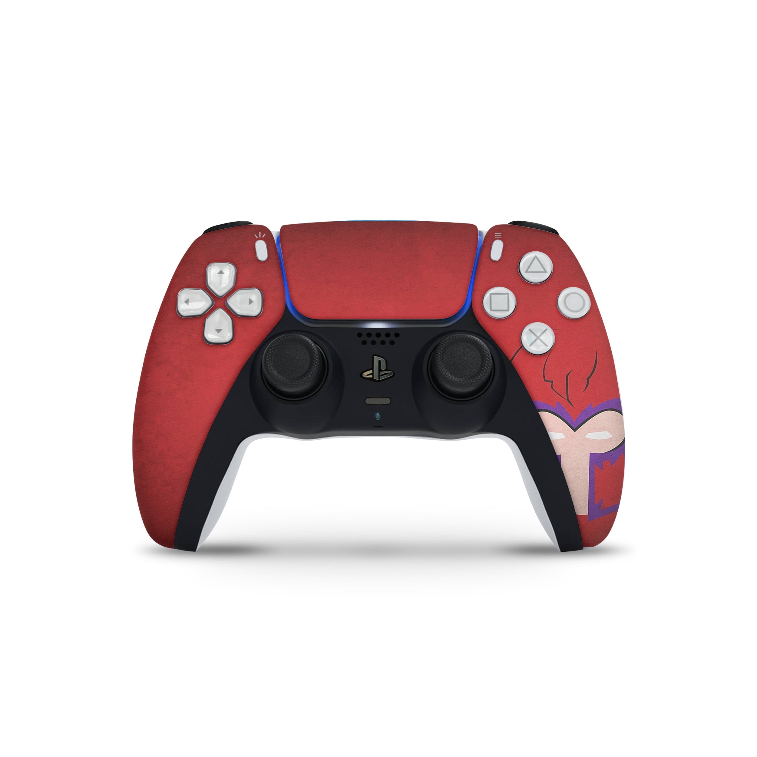 A video game skin featuring a Marvel X Men Magneto design for the PS5 DualSense Controller.
