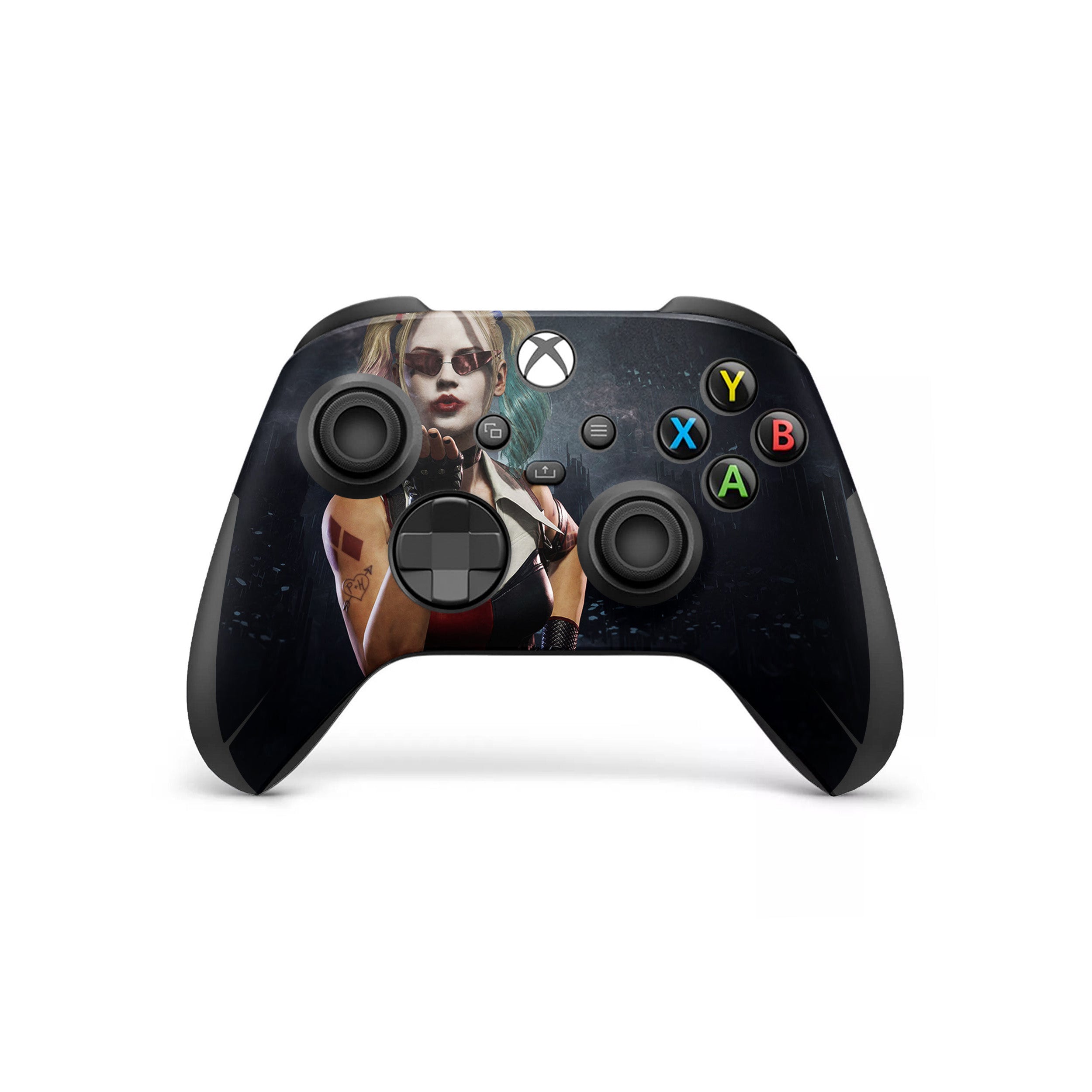 A video game skin featuring a Mortal Kombat 11 Frost design for the Xbox Wireless Controller.