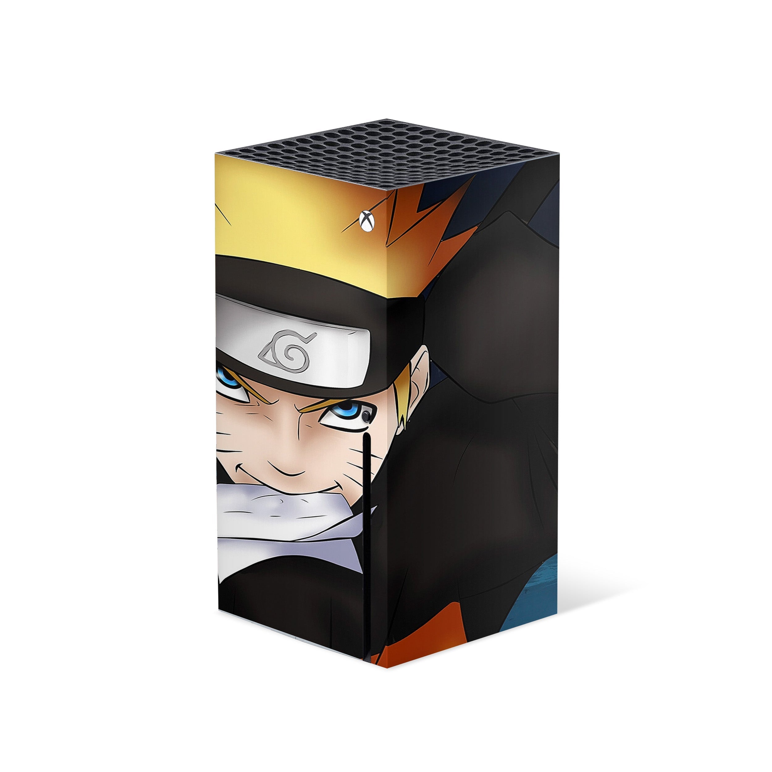 A video game skin featuring a Naruto Approach design for the Xbox Series X.