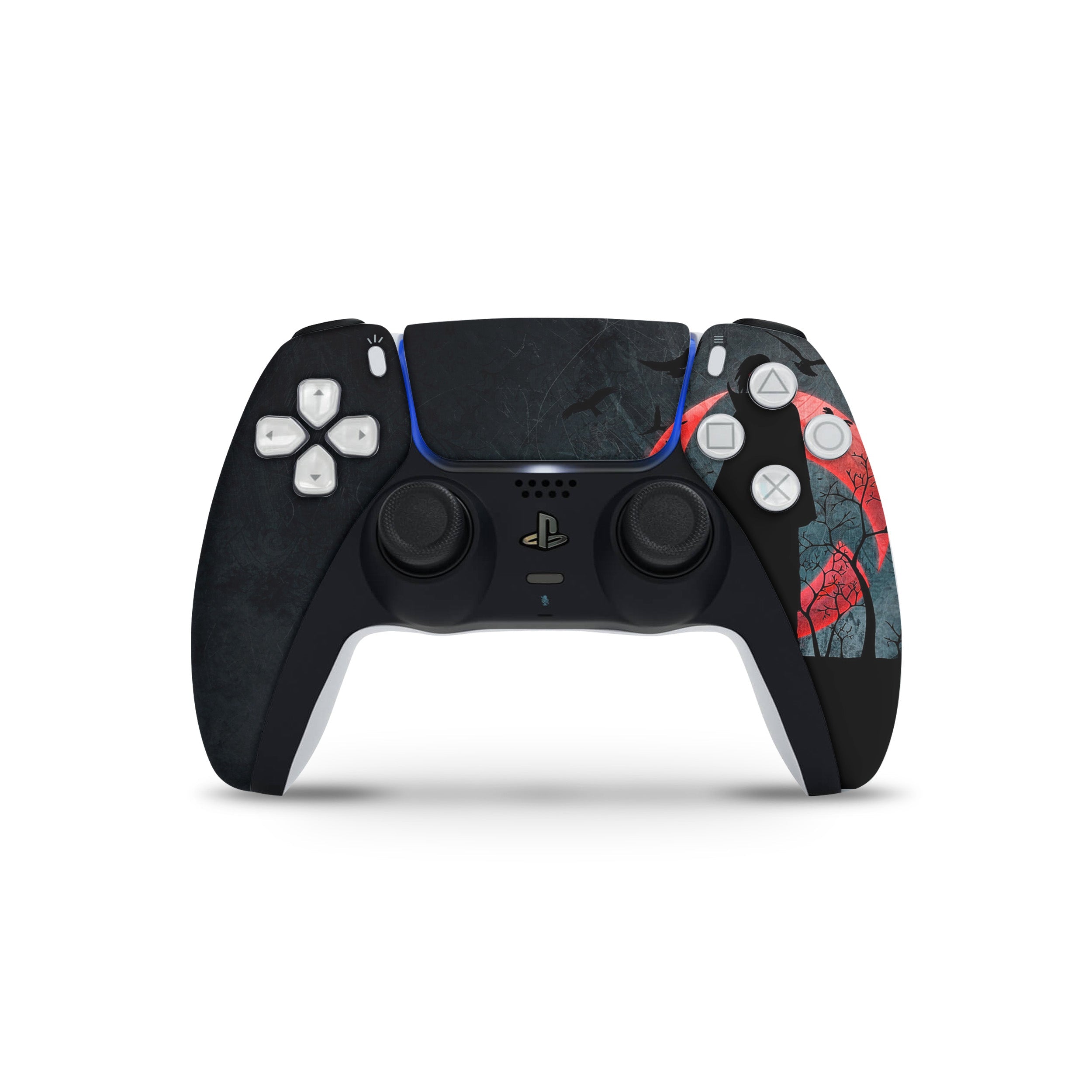 A video game skin featuring a Naruto Darkness Glow design for the PS5 DualSense Controller.