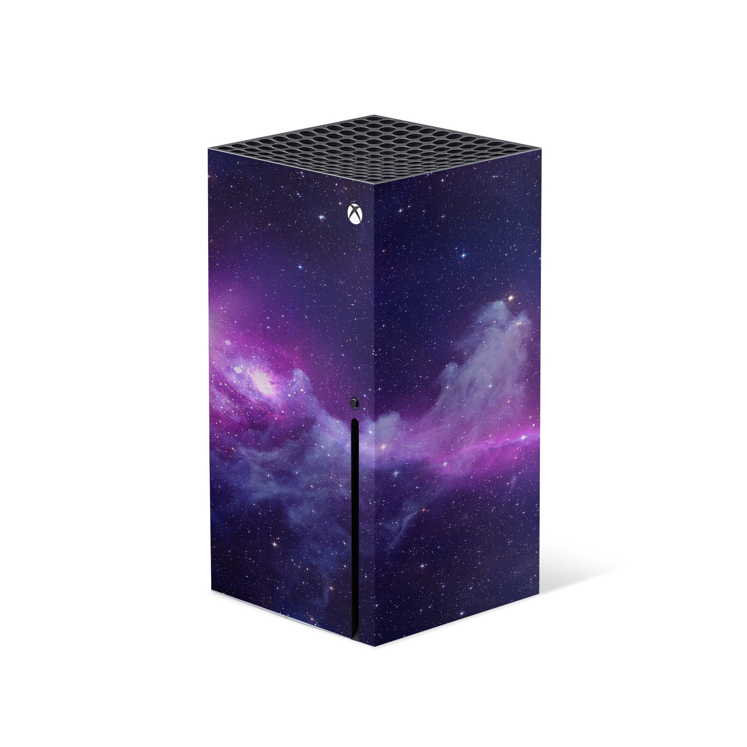 A video game skin featuring a Space design for the Xbox Series X.
