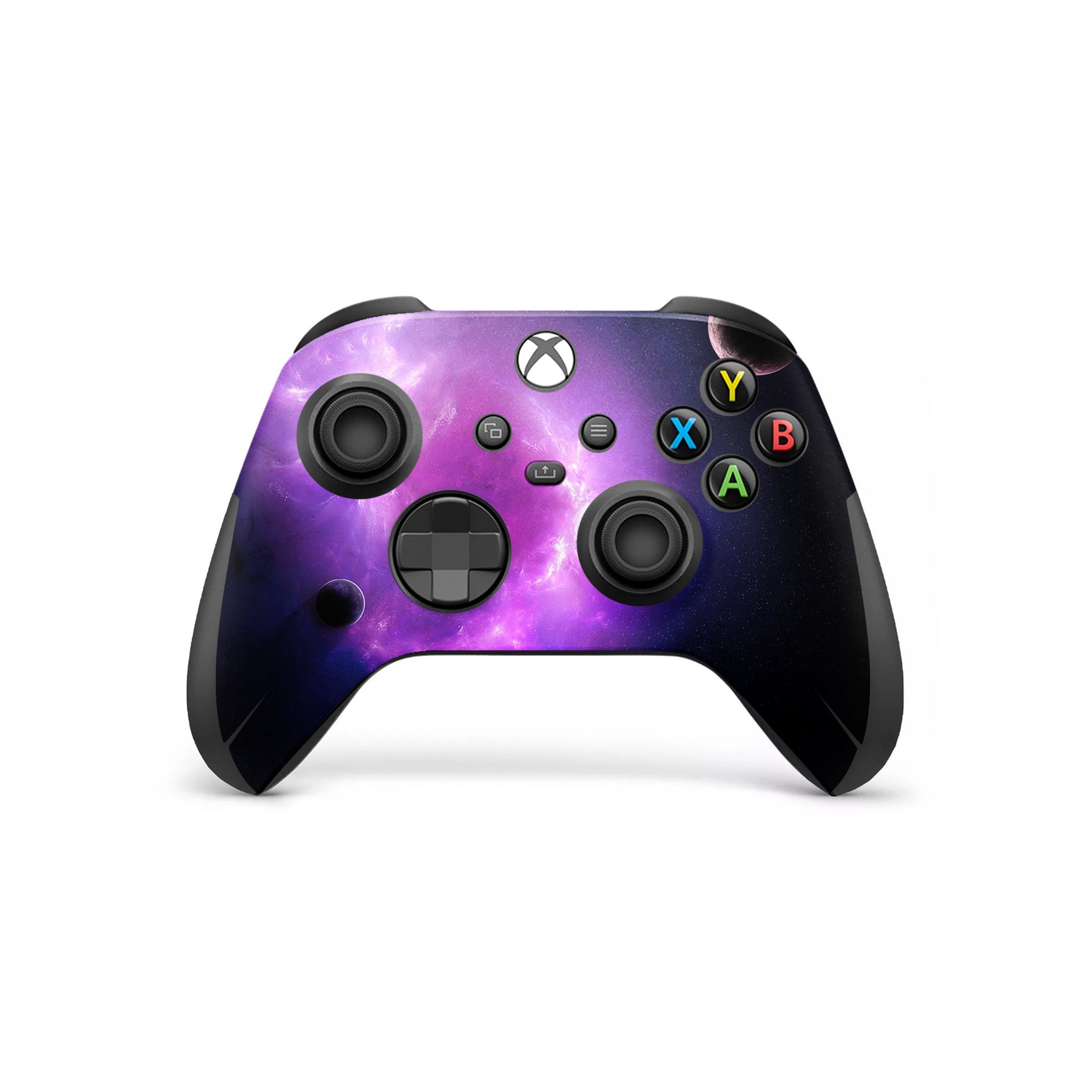 A video game skin featuring a Space design for the Xbox Wireless Controller.