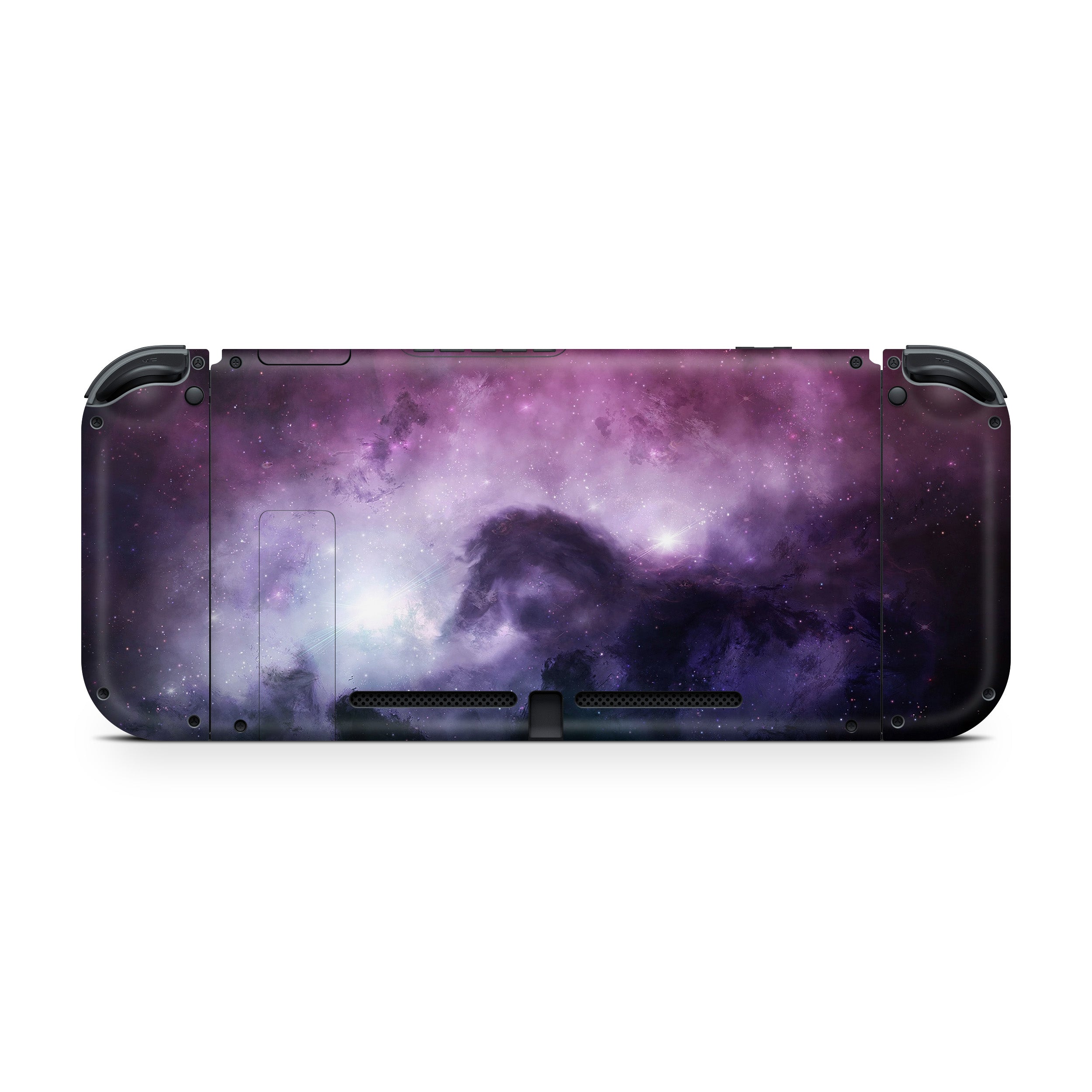 A video game skin featuring a Space design for the Nintendo Switch.