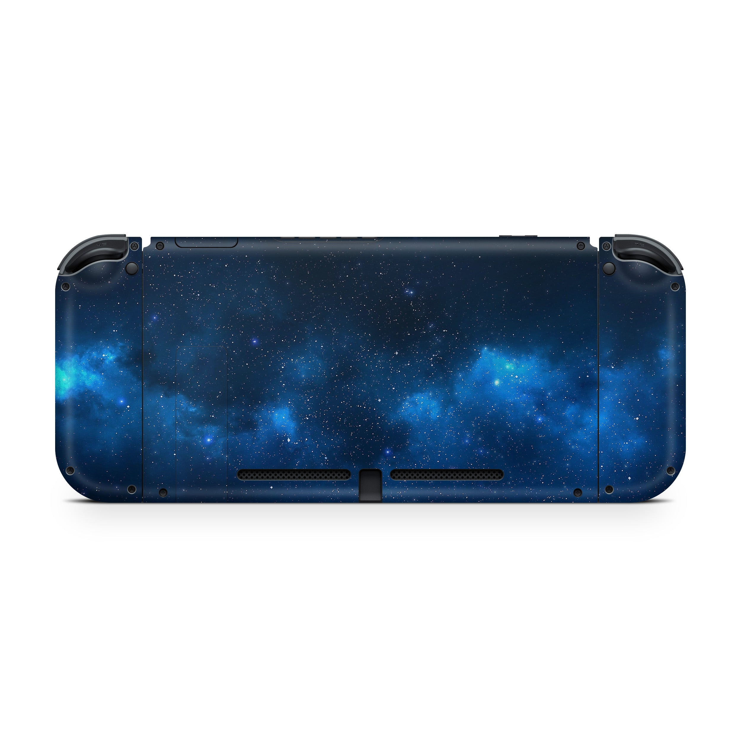 A video game skin featuring a Space design for the Nintendo Switch.