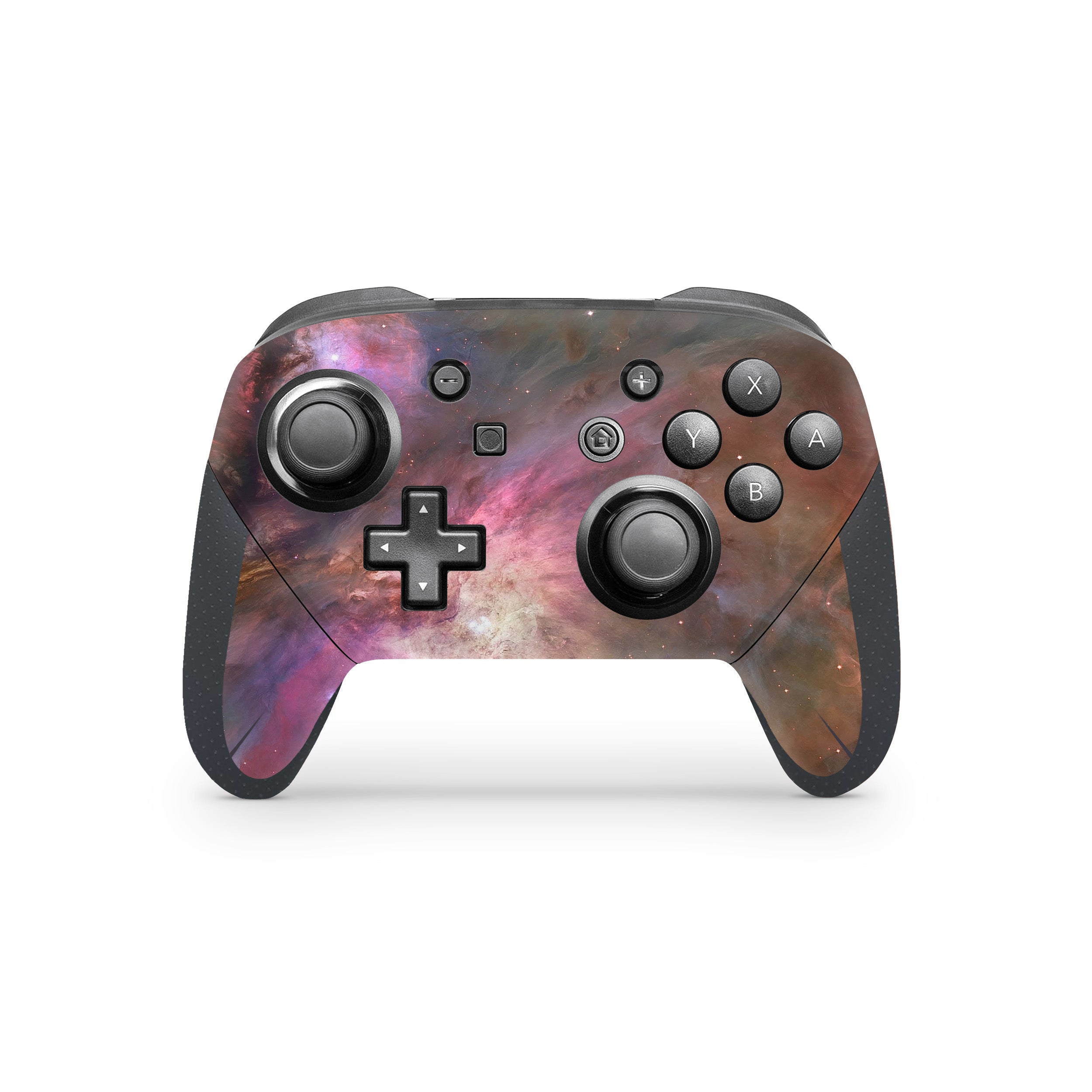 A video game skin featuring a Space design for the Switch Pro Controller.