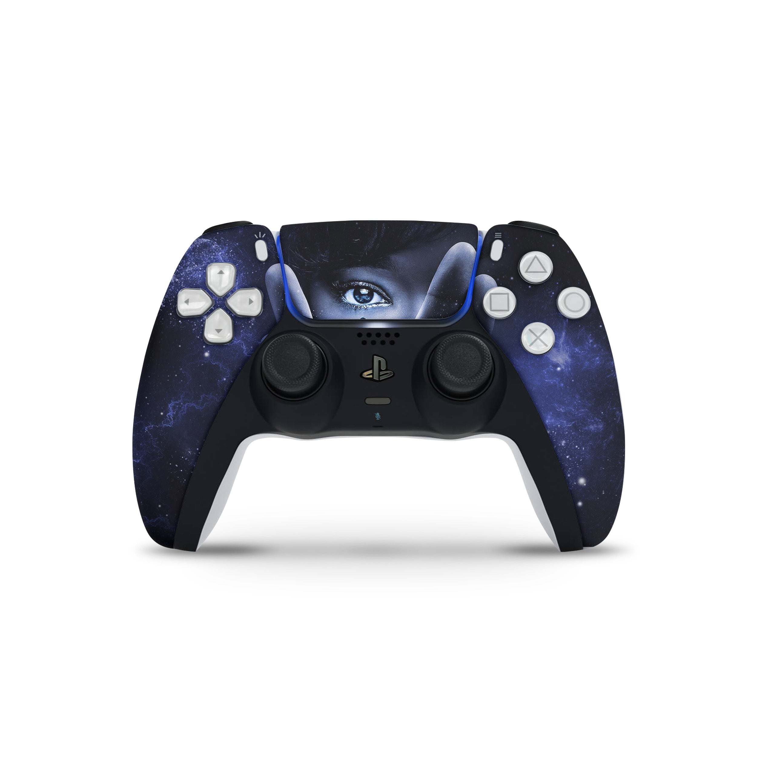 A video game skin featuring a Star Trek Discovery design for the PS5 DualSense Controller.