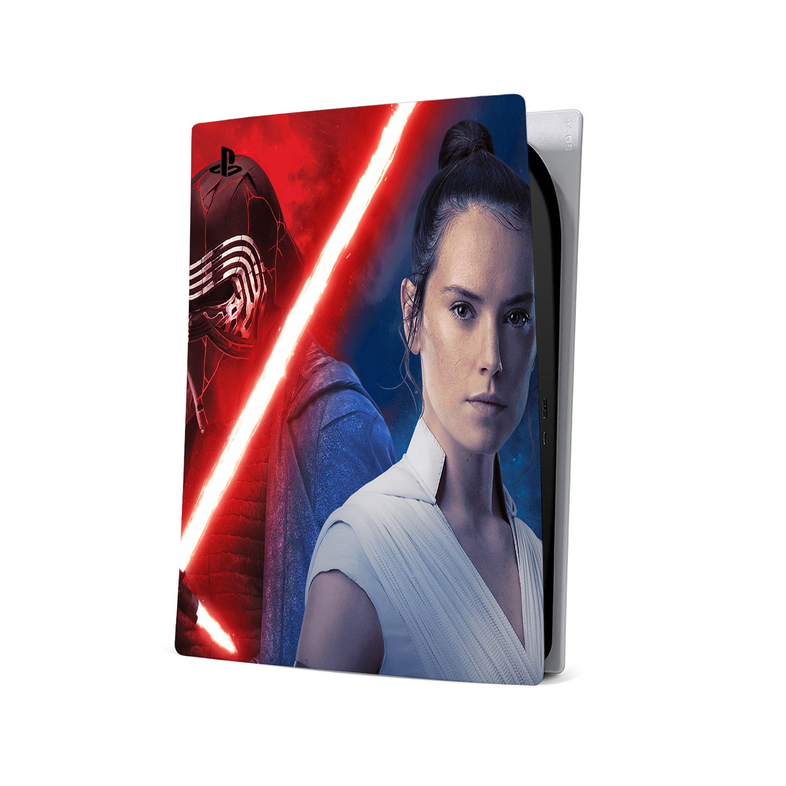 A video game skin featuring a Star Wars design for the PS5.
