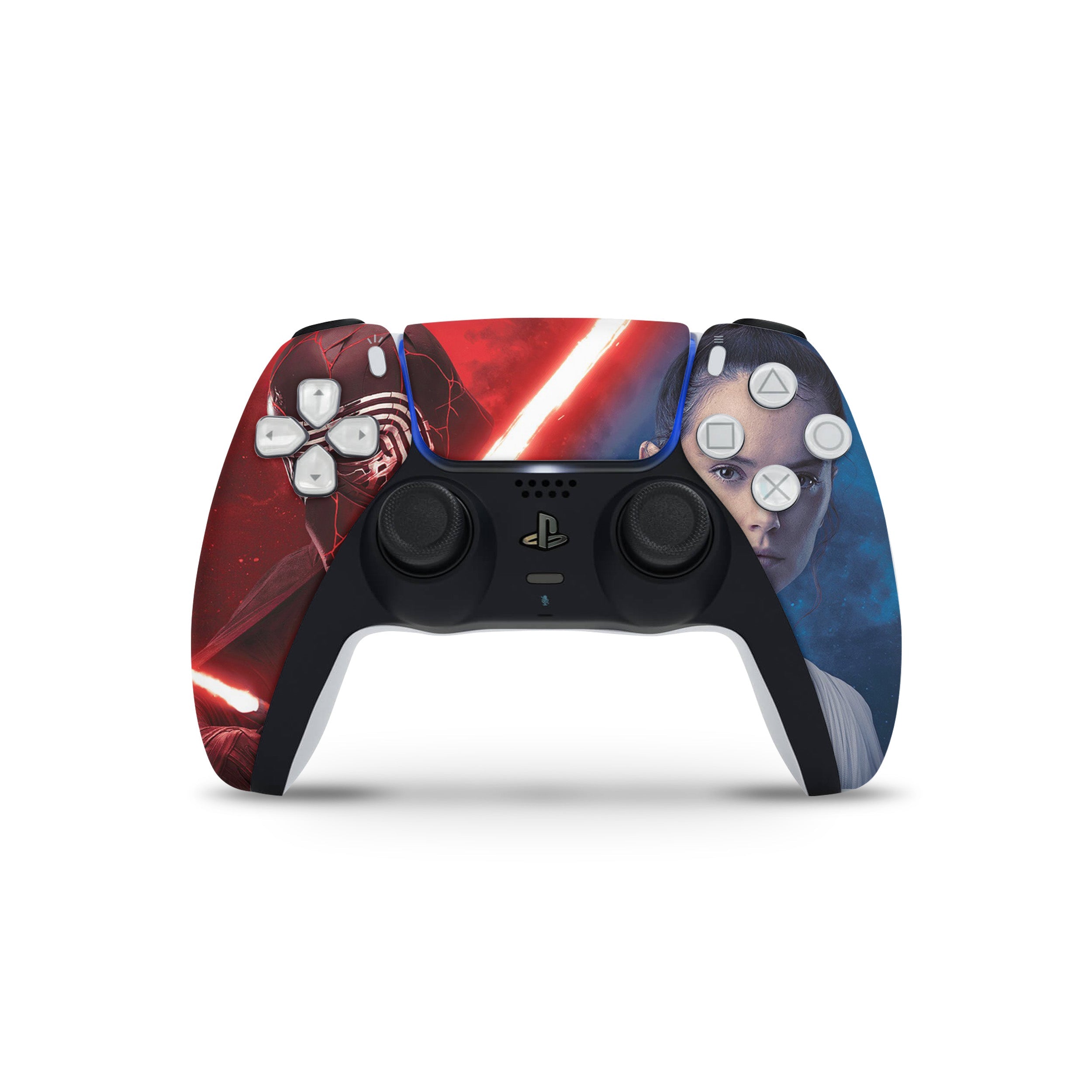 A video game skin featuring a Star Wars design for the PS5 DualSense Controller.