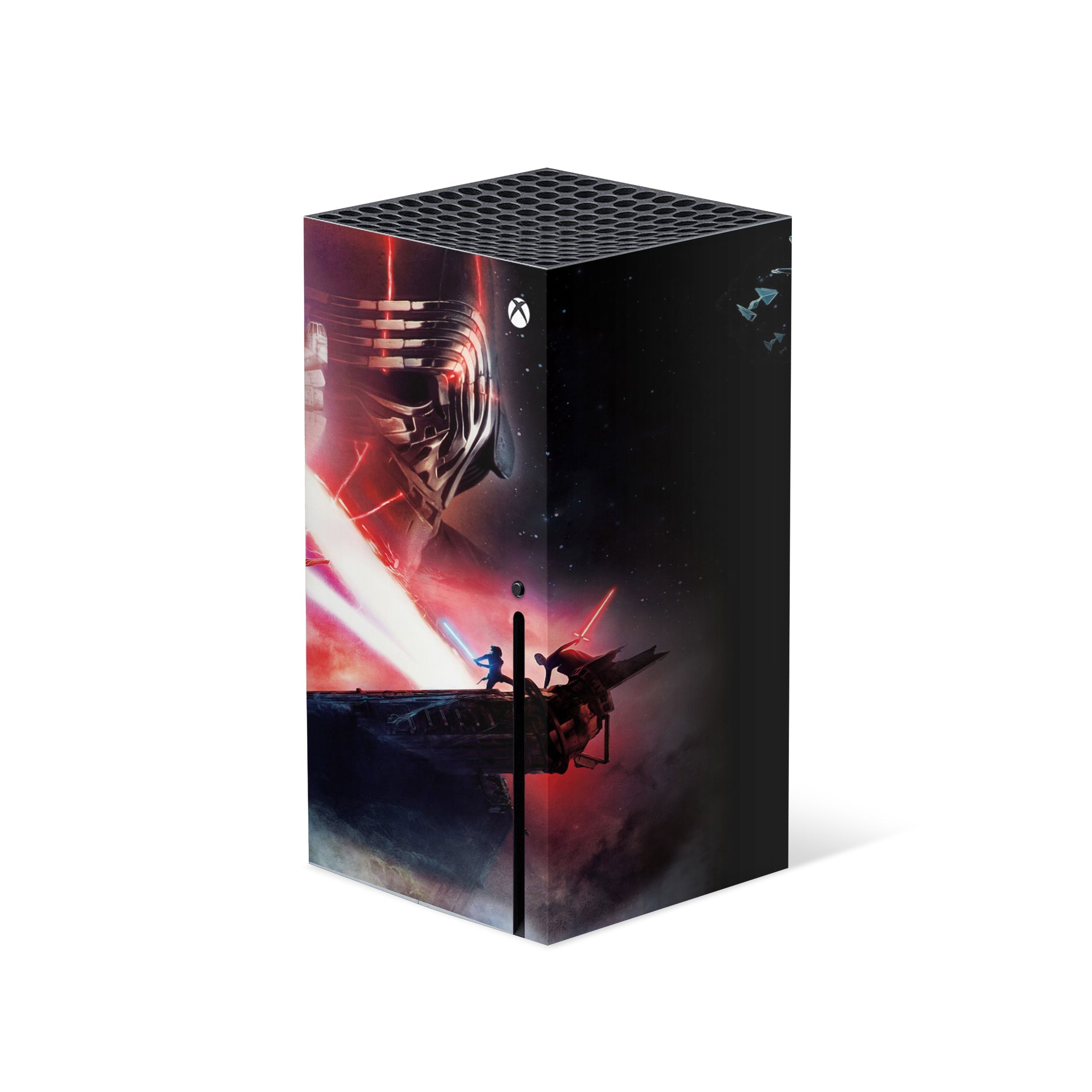 A video game skin featuring a Star Wars design for the Xbox Series X.