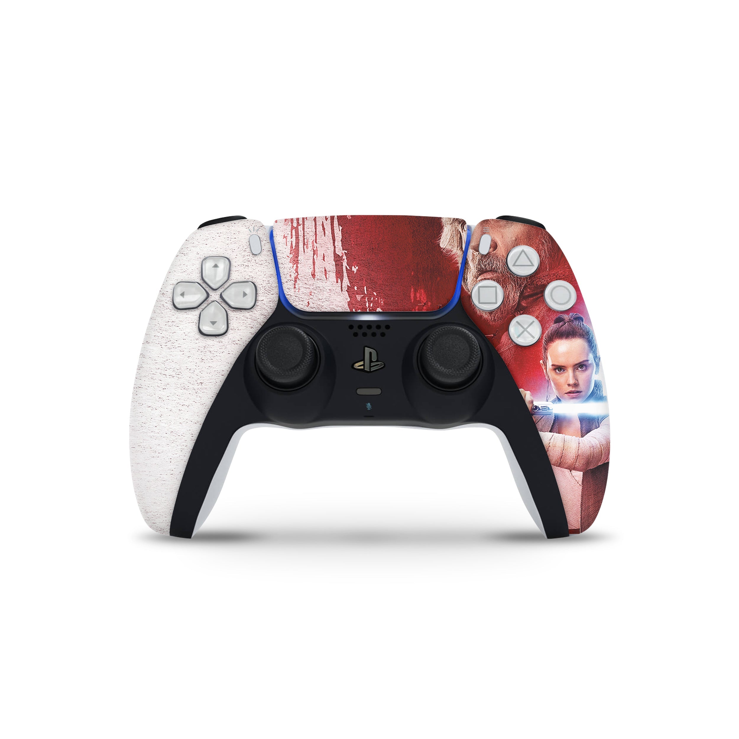 A video game skin featuring a Star Wars design for the PS5 DualSense Controller.