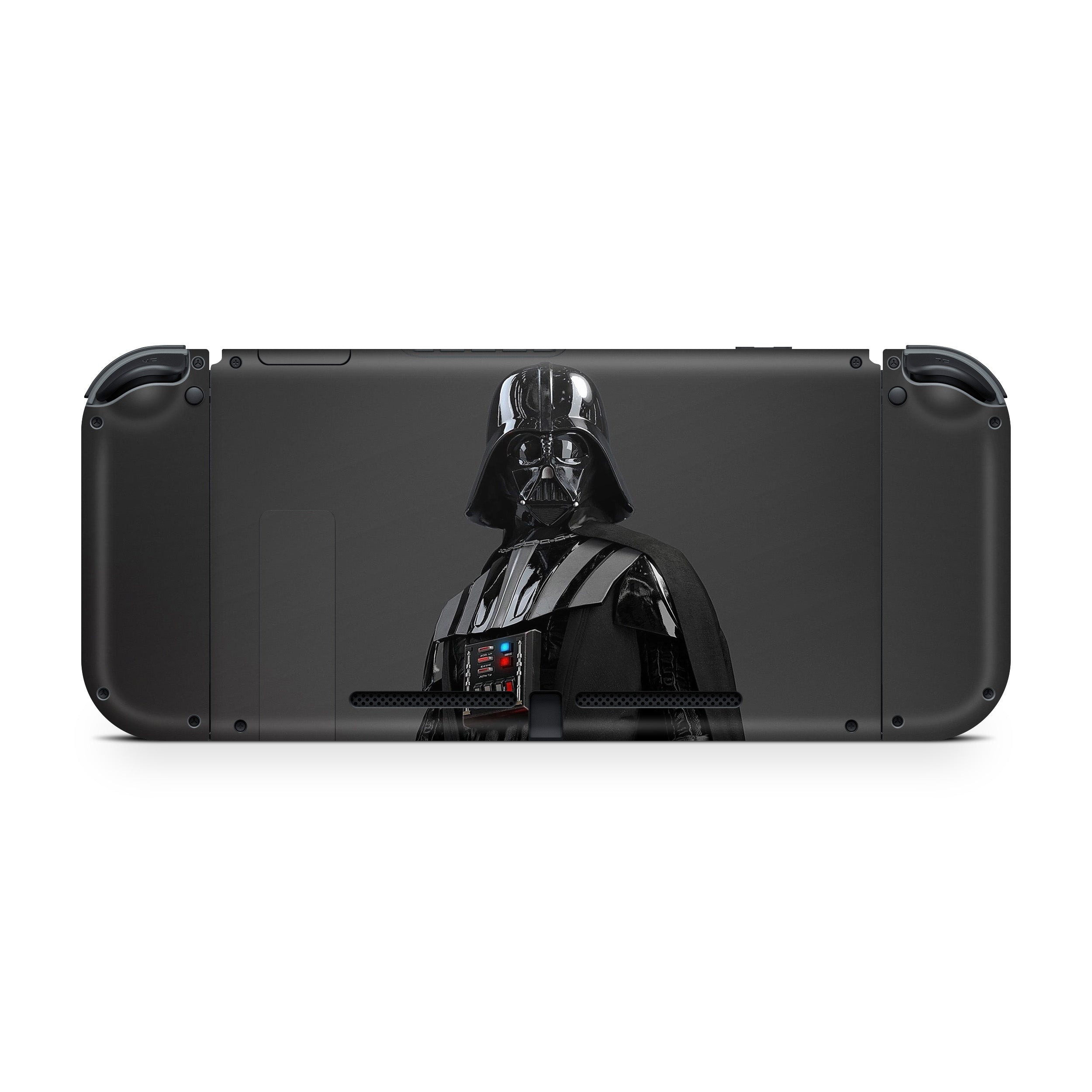 A video game skin featuring a Star Wars Darth Vader design for the Nintendo Switch.