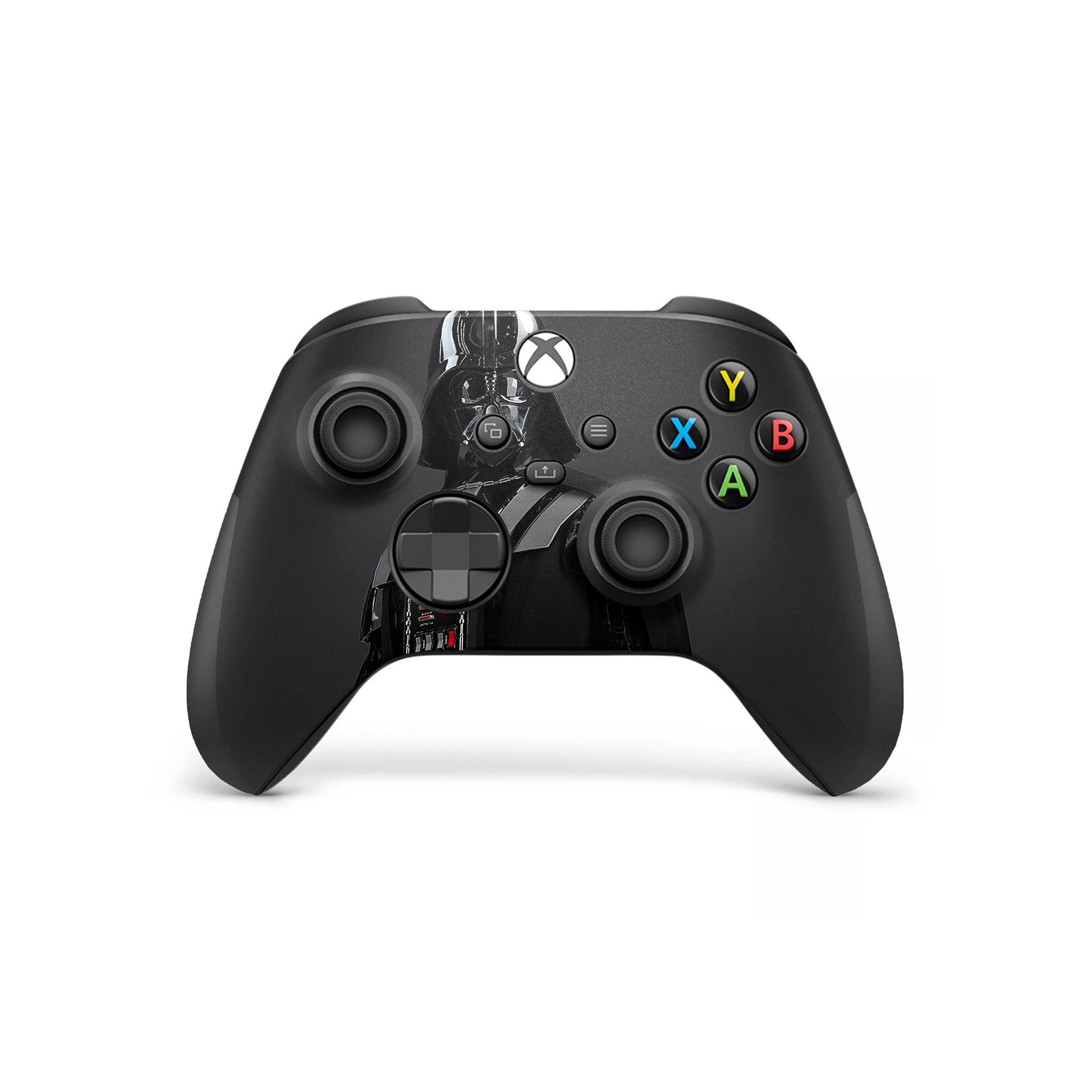 A video game skin featuring a Star Wars Darth Vader design for the Xbox Wireless Controller.