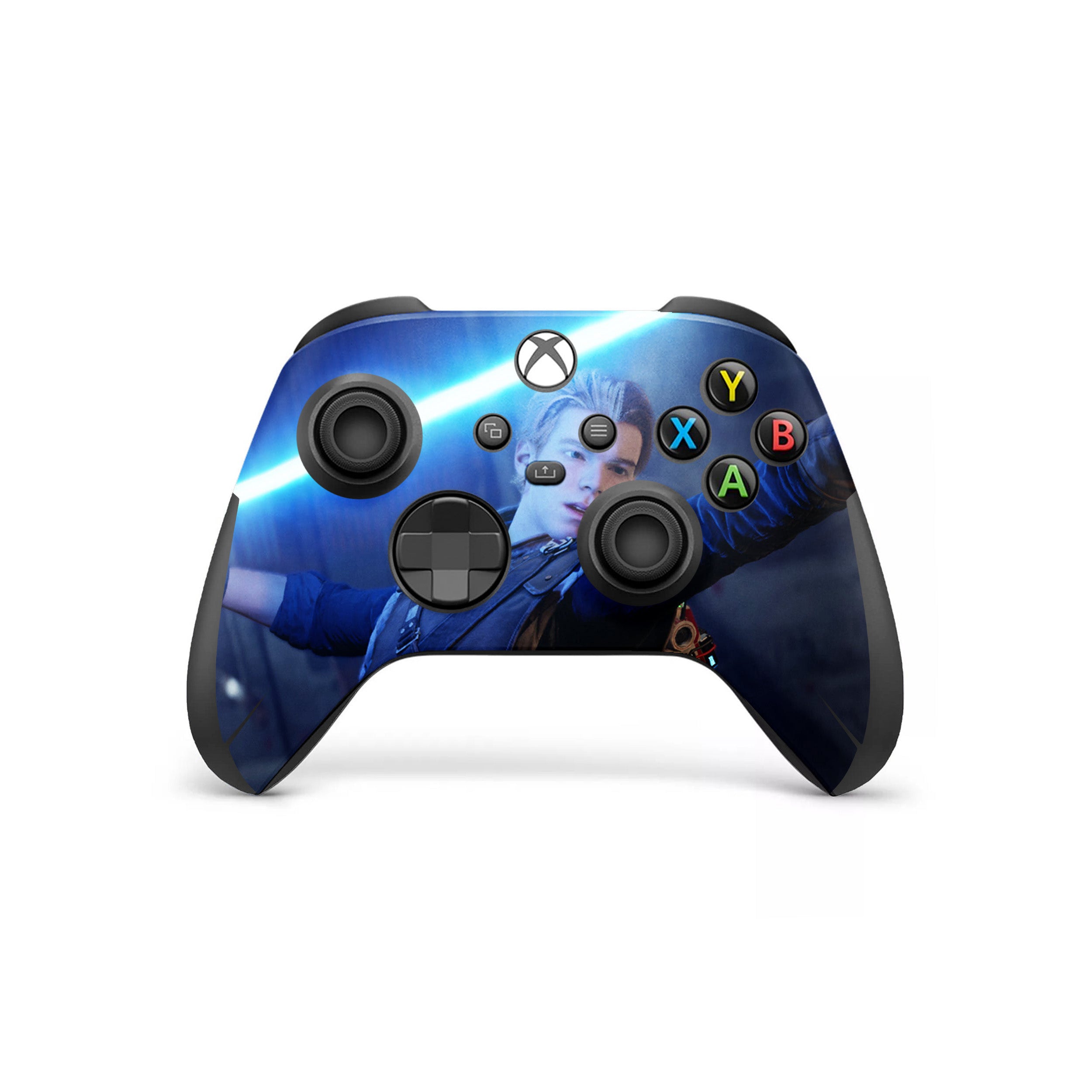 A video game skin featuring a Star Wars Jedi Fallen Order design for the Xbox Wireless Controller.