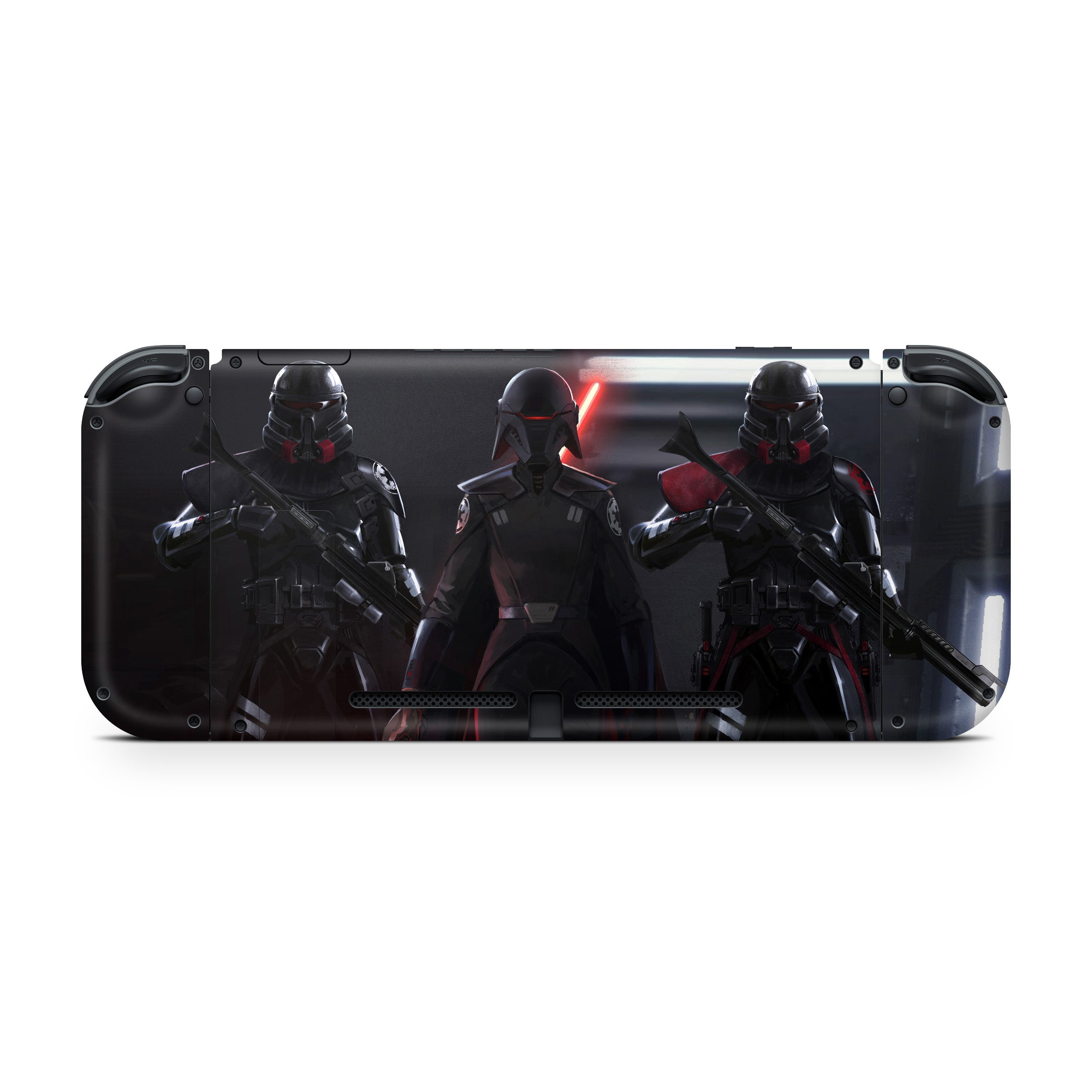 A video game skin featuring a Star Wars Jedi Fallen Order design for the Nintendo Switch.
