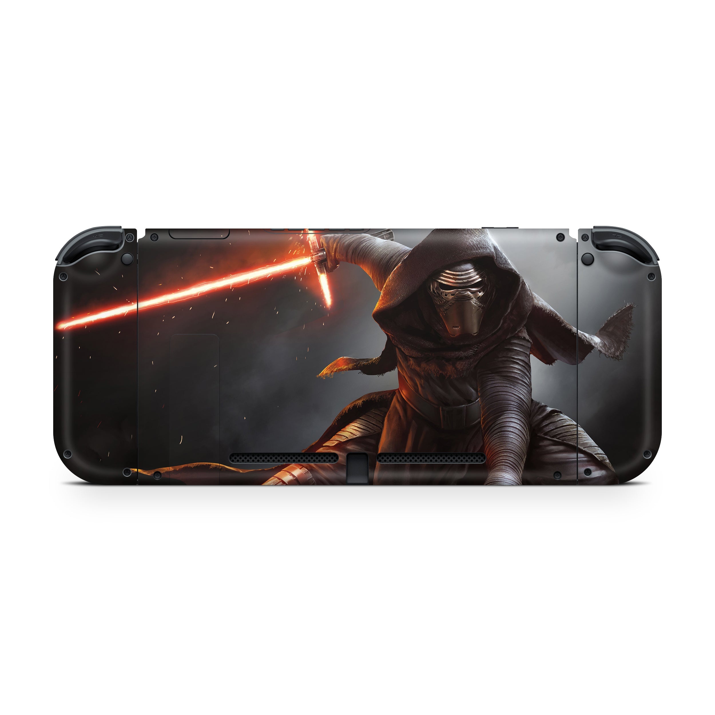 A video game skin featuring a Star Wars Kylo Ren design for the Nintendo Switch.