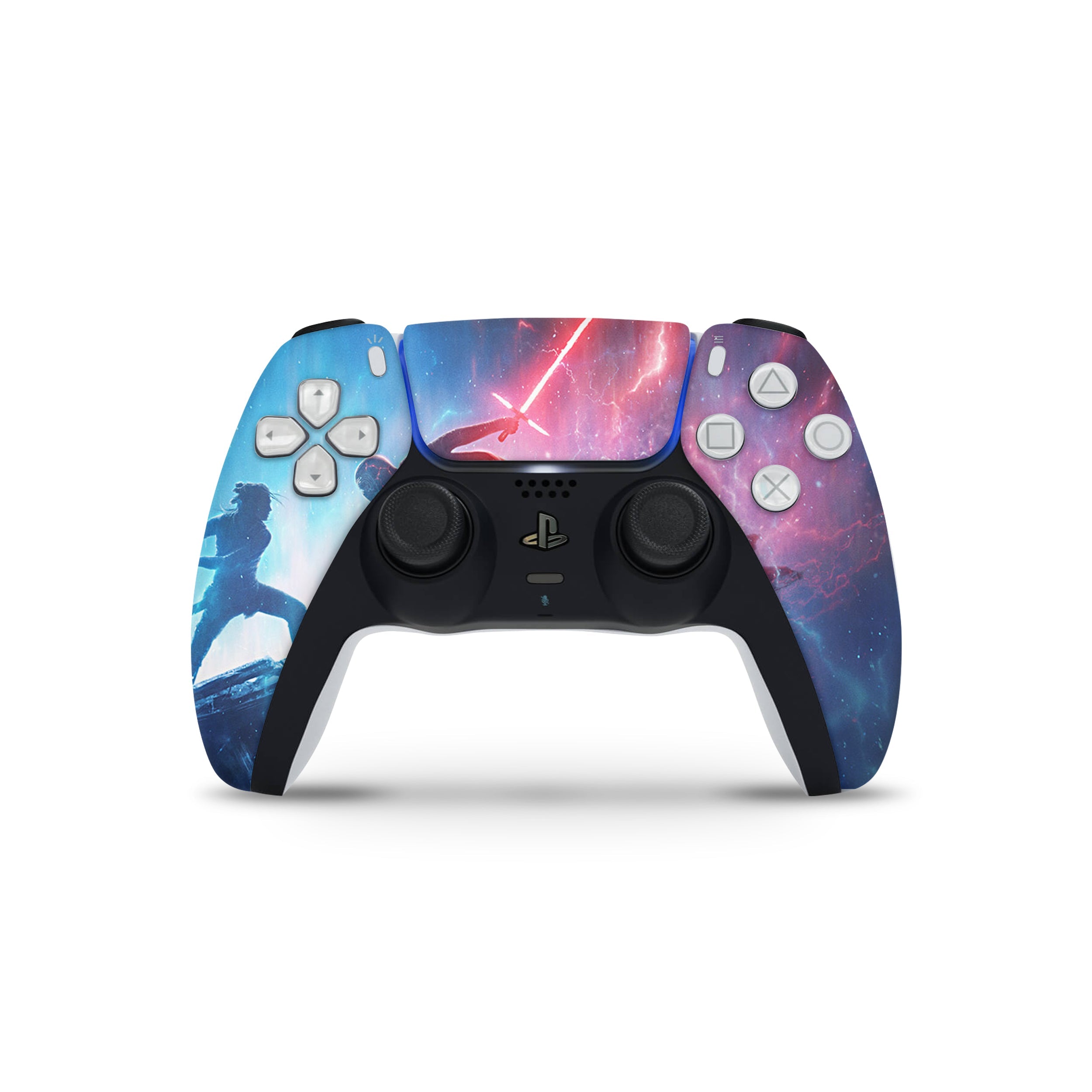 A video game skin featuring a Star Wars The Rise of Skywalker design for the PS5 DualSense Controller.