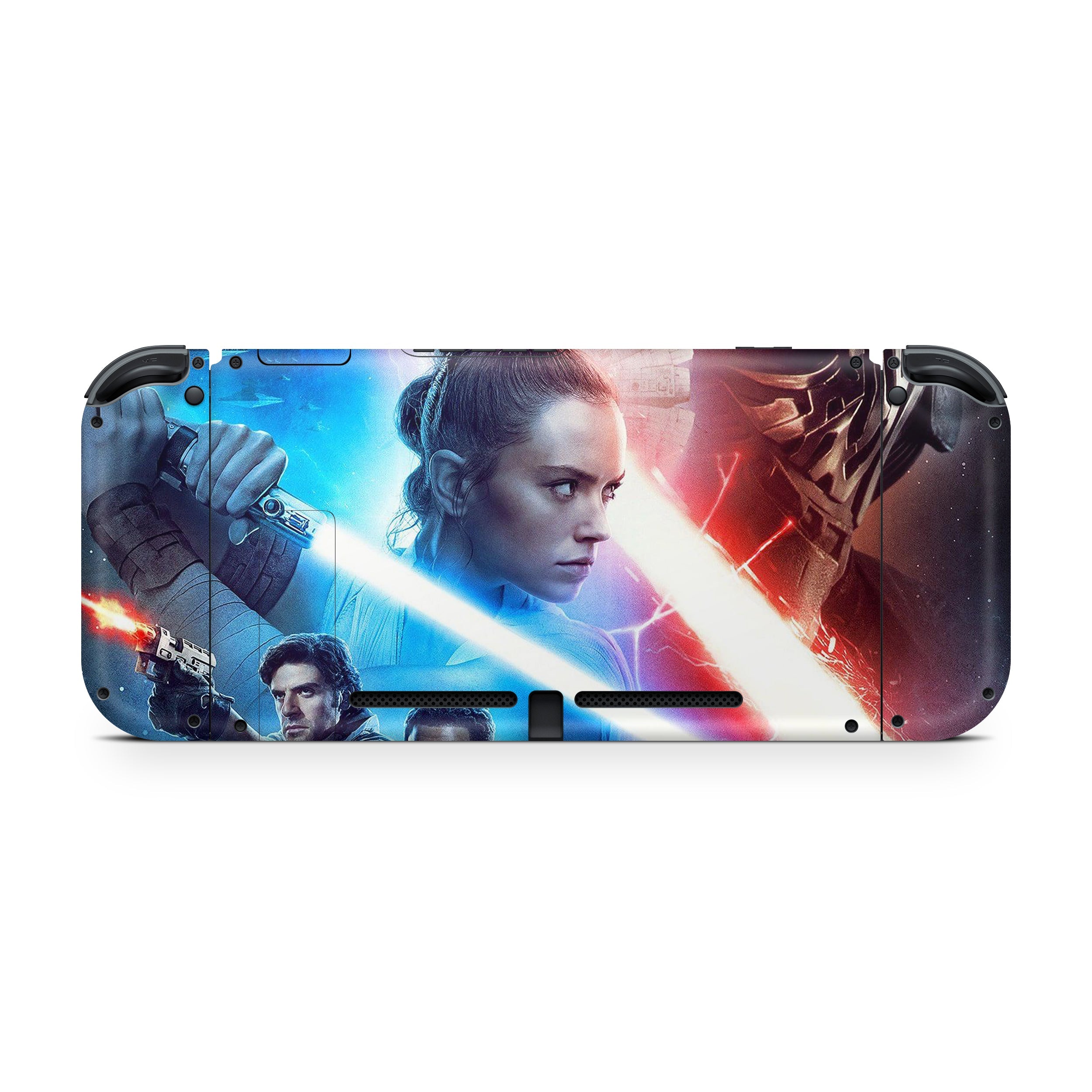 A video game skin featuring a Star Wars The Rise of Skywalker design for the Nintendo Switch.