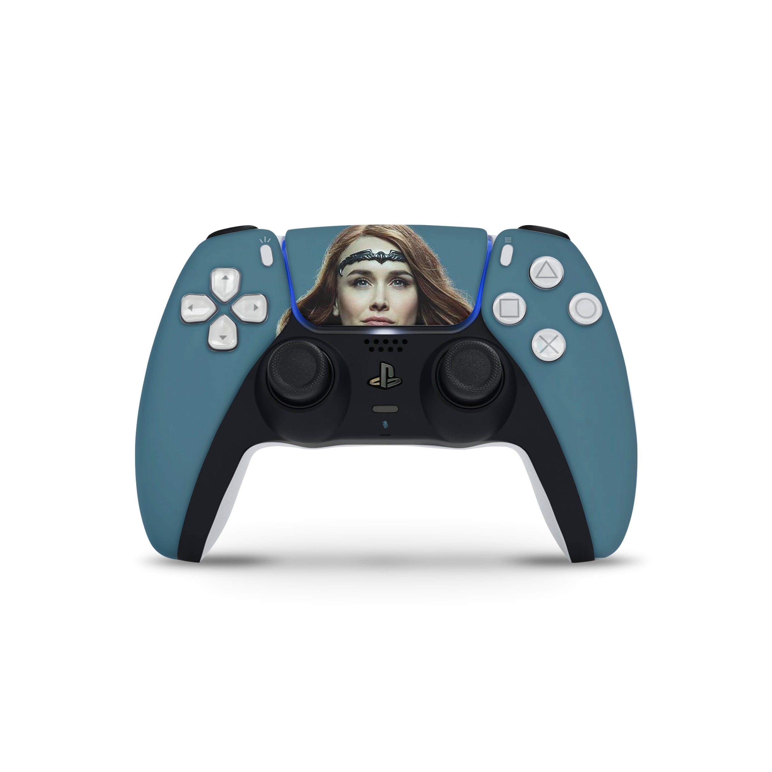 A video game skin featuring a The Boys Queen Meave design for the PS5 DualSense Controller.