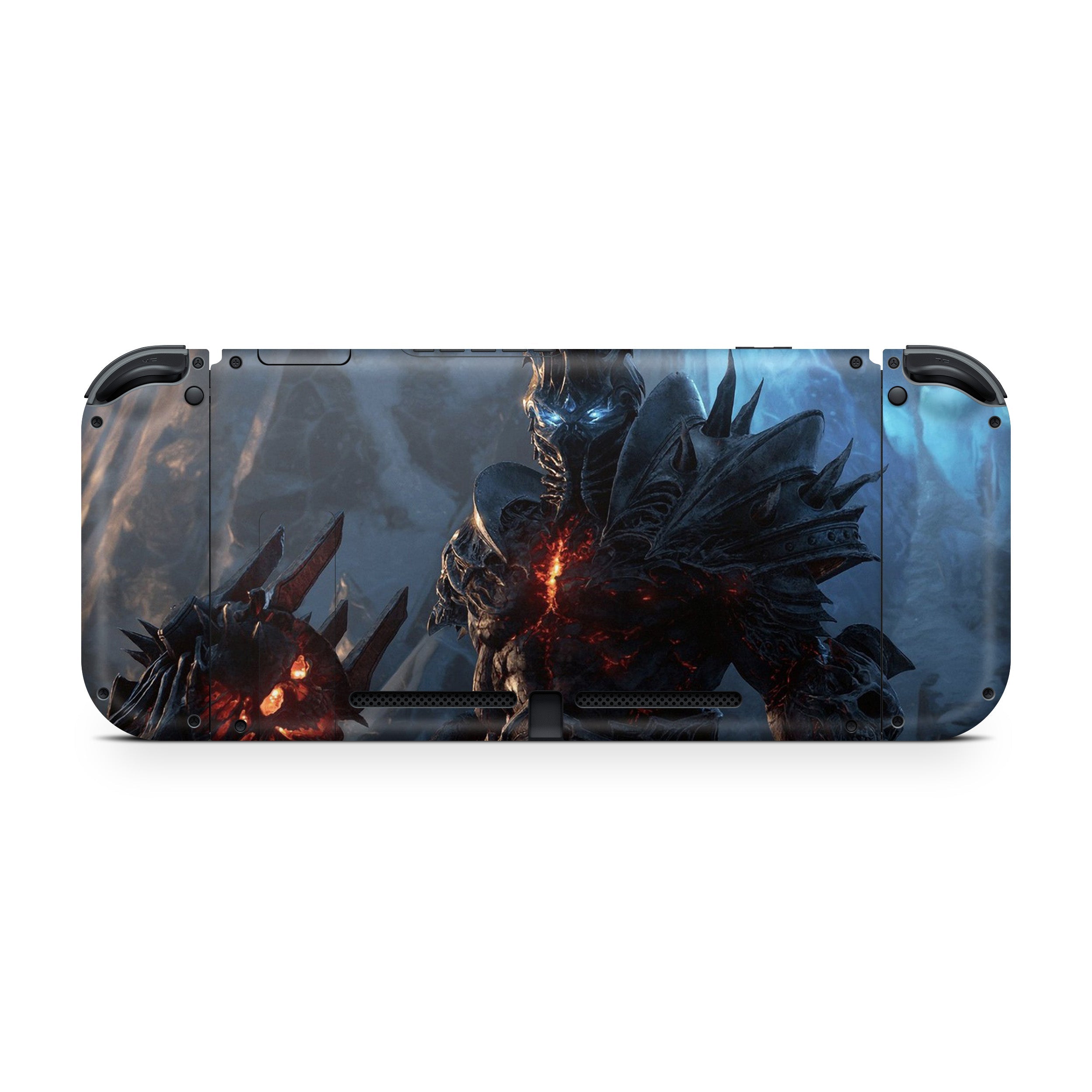 A video game skin featuring a World of Warcraft design for the Nintendo Switch.