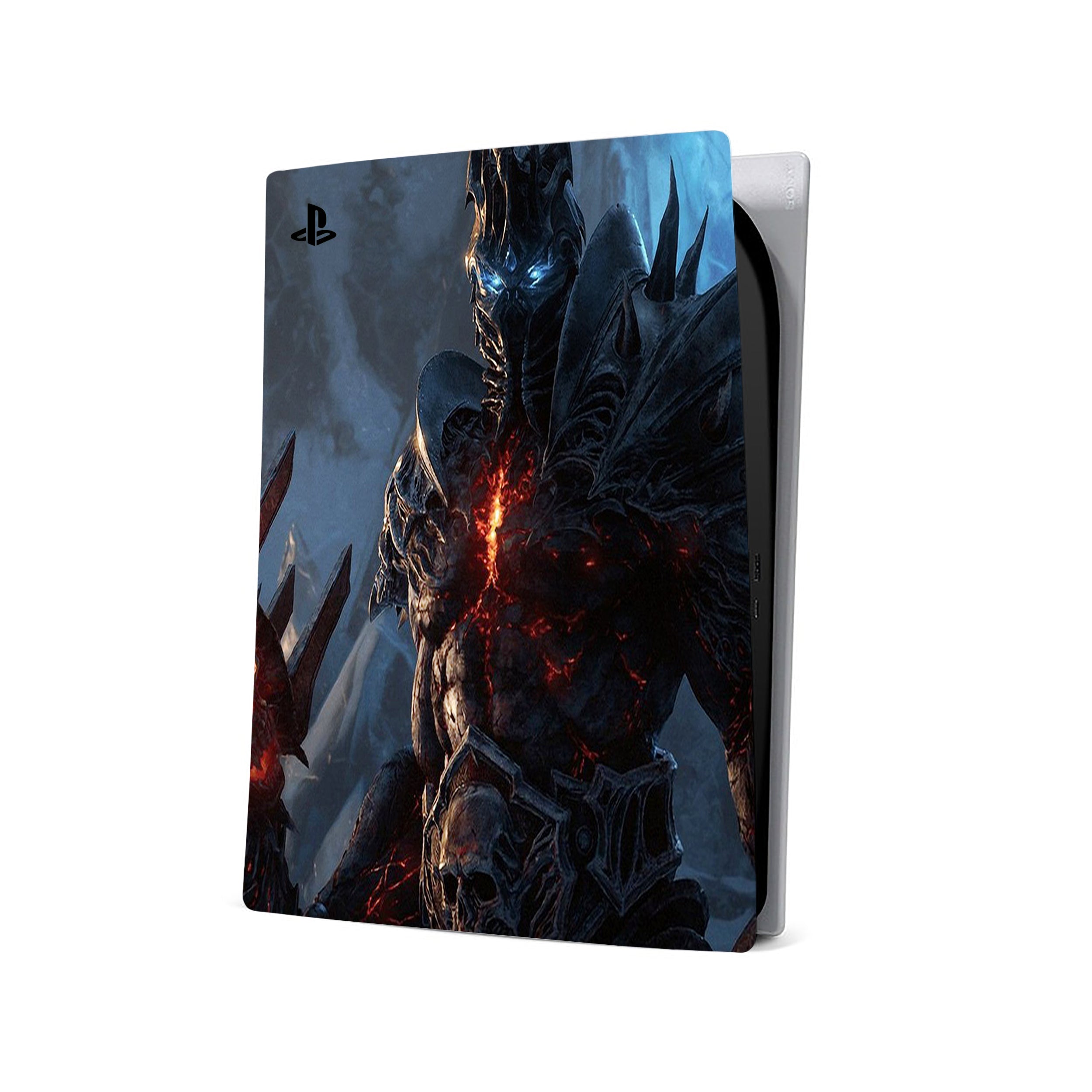 A video game skin featuring a World of Warcraft design for the PS5.