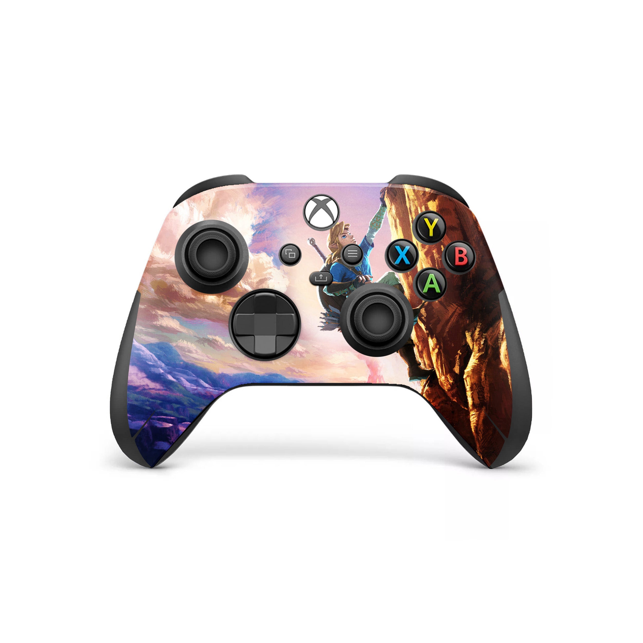A video game skin featuring a Zelda design for the Xbox Wireless Controller.